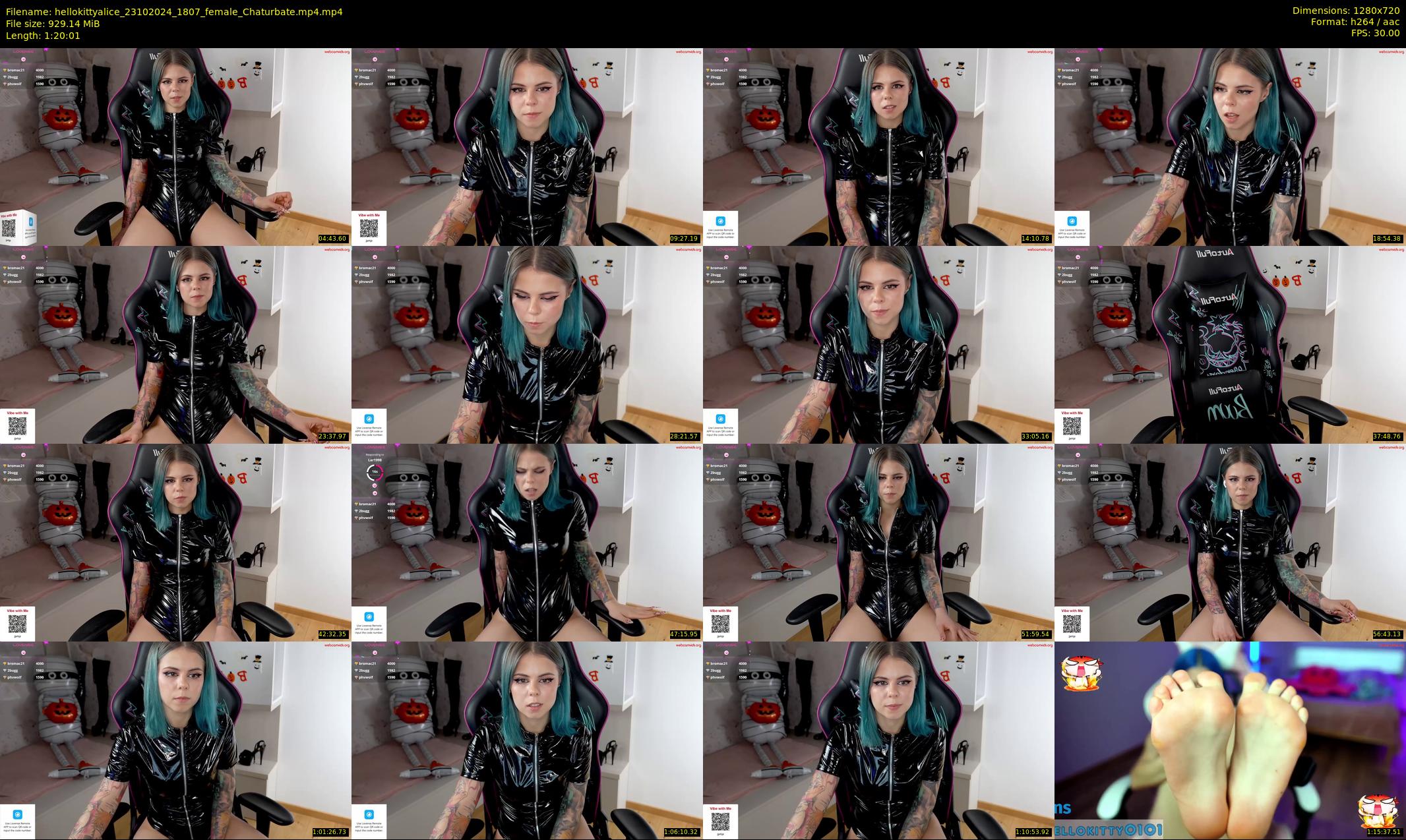 hellokittyalice — 81 minute Chaturbate female cam show recording, 720p, Oct 23, 2024