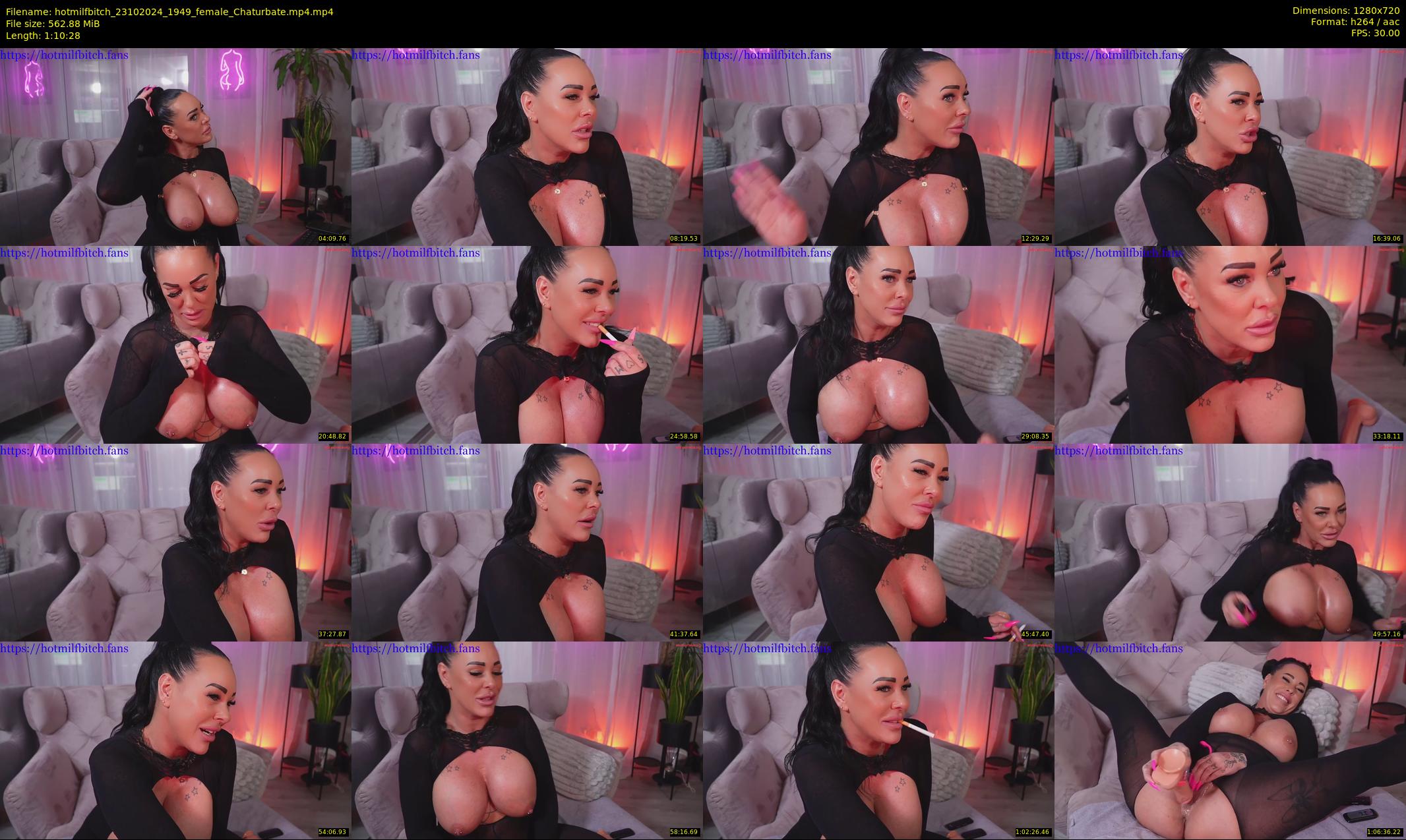 hotmilfbitch — 71 minute Chaturbate female cam show recording, 720p, Oct 23, 2024
