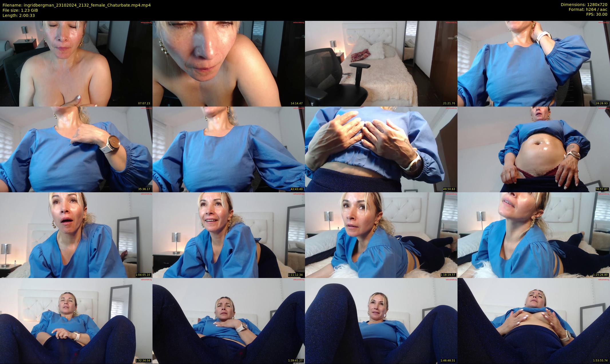 ingridbergman — 121 minute Chaturbate female cam show recording, 720p, Oct 23, 2024