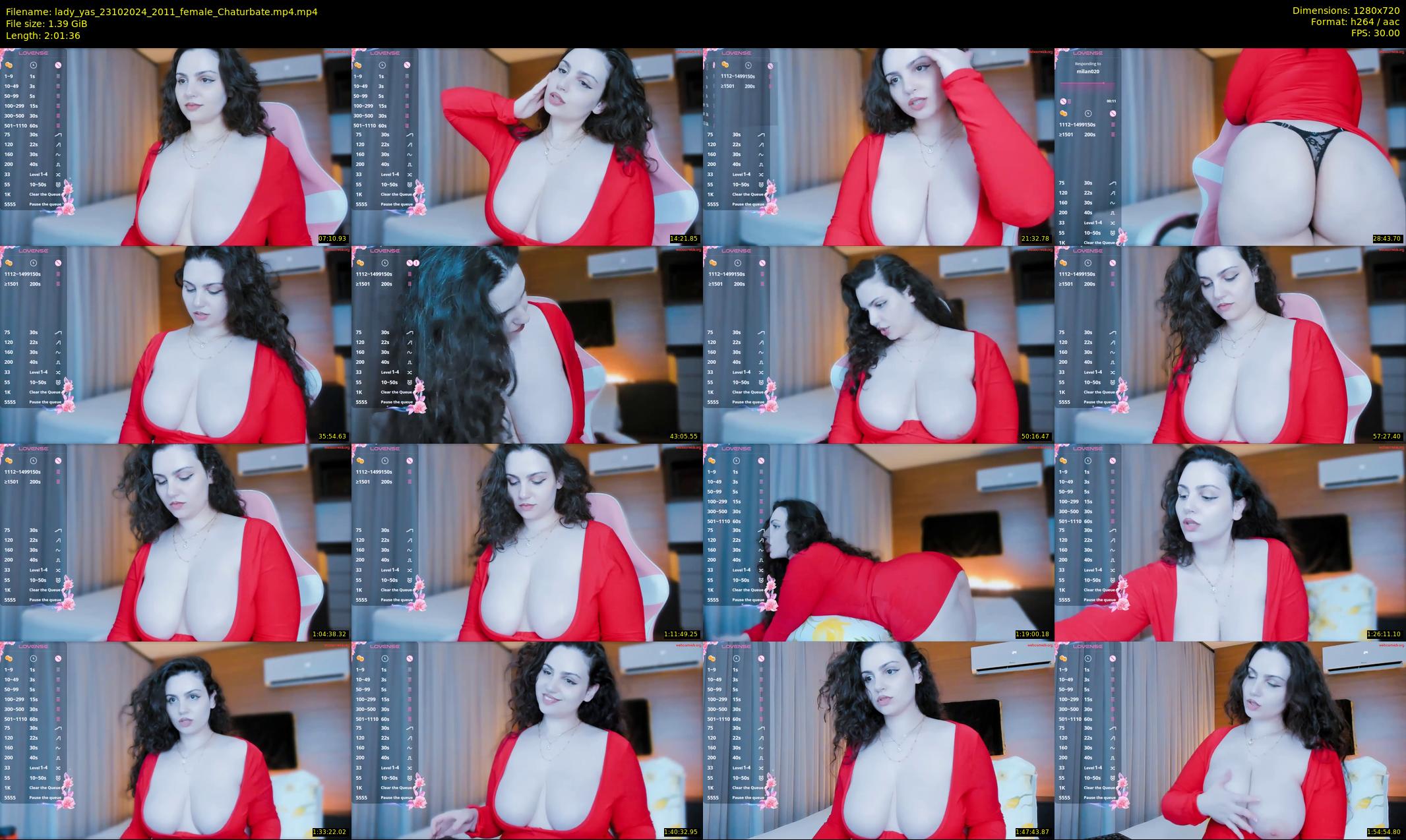 lady_yas — 122 minute Chaturbate female cam show recording, 720p, Oct 23, 2024