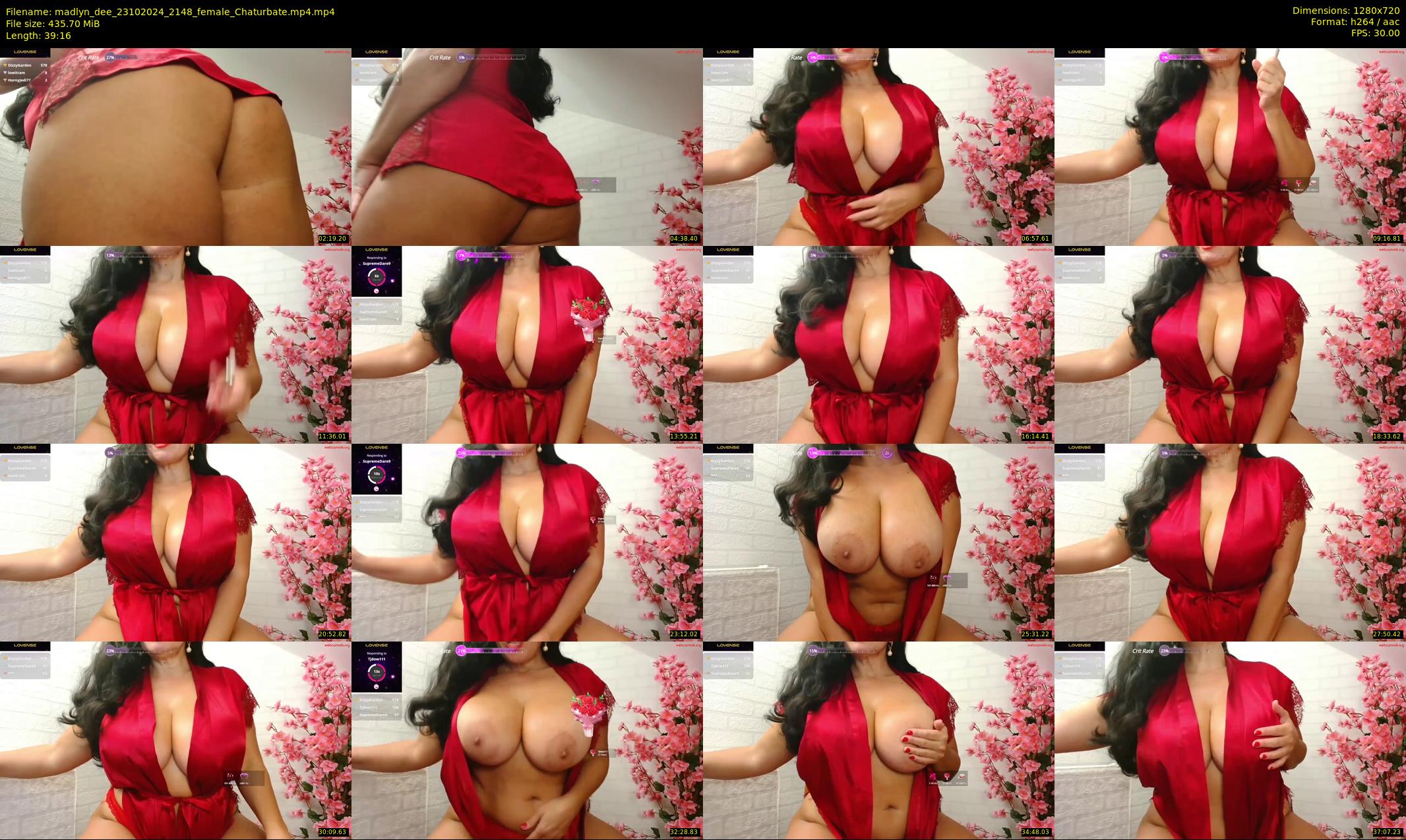 madlyn_dee — 40 minute Chaturbate female cam show recording, 720p, Oct 23, 2024