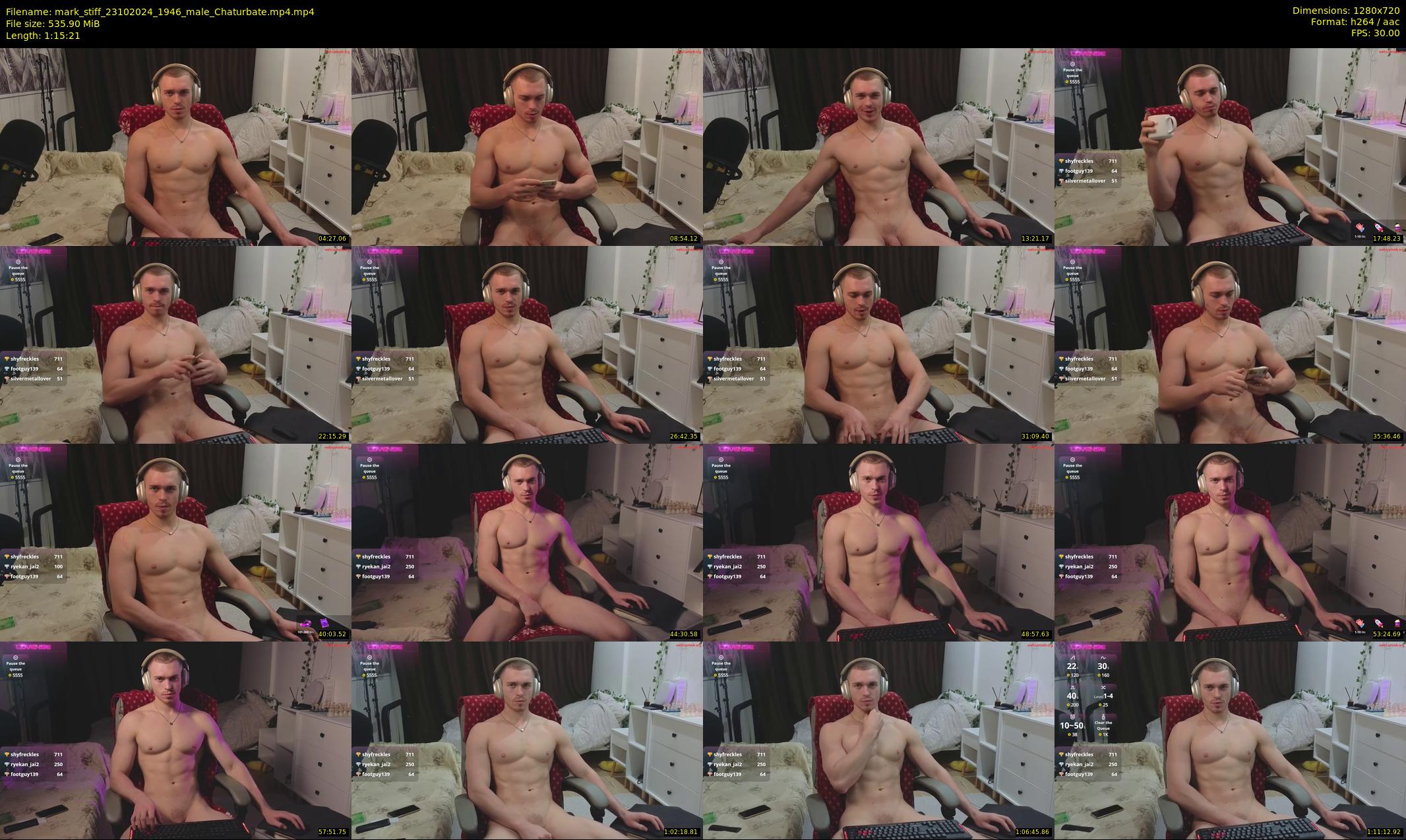 mark_stiff — 76 minute Chaturbate male cam show recording, 720p, Oct 23, 2024