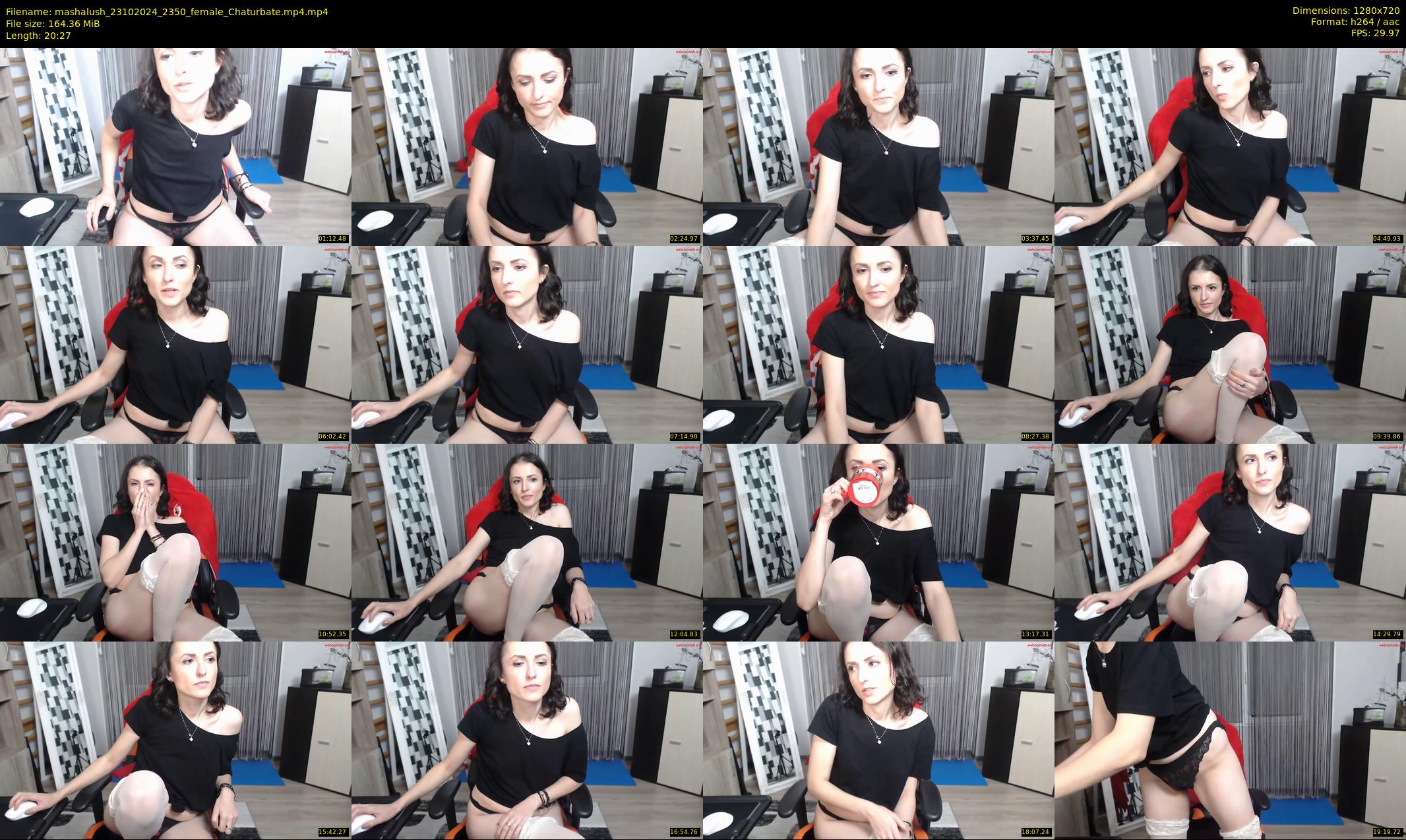 mashalush — 21 minute Chaturbate female cam show recording, 720p, Oct 23, 2024