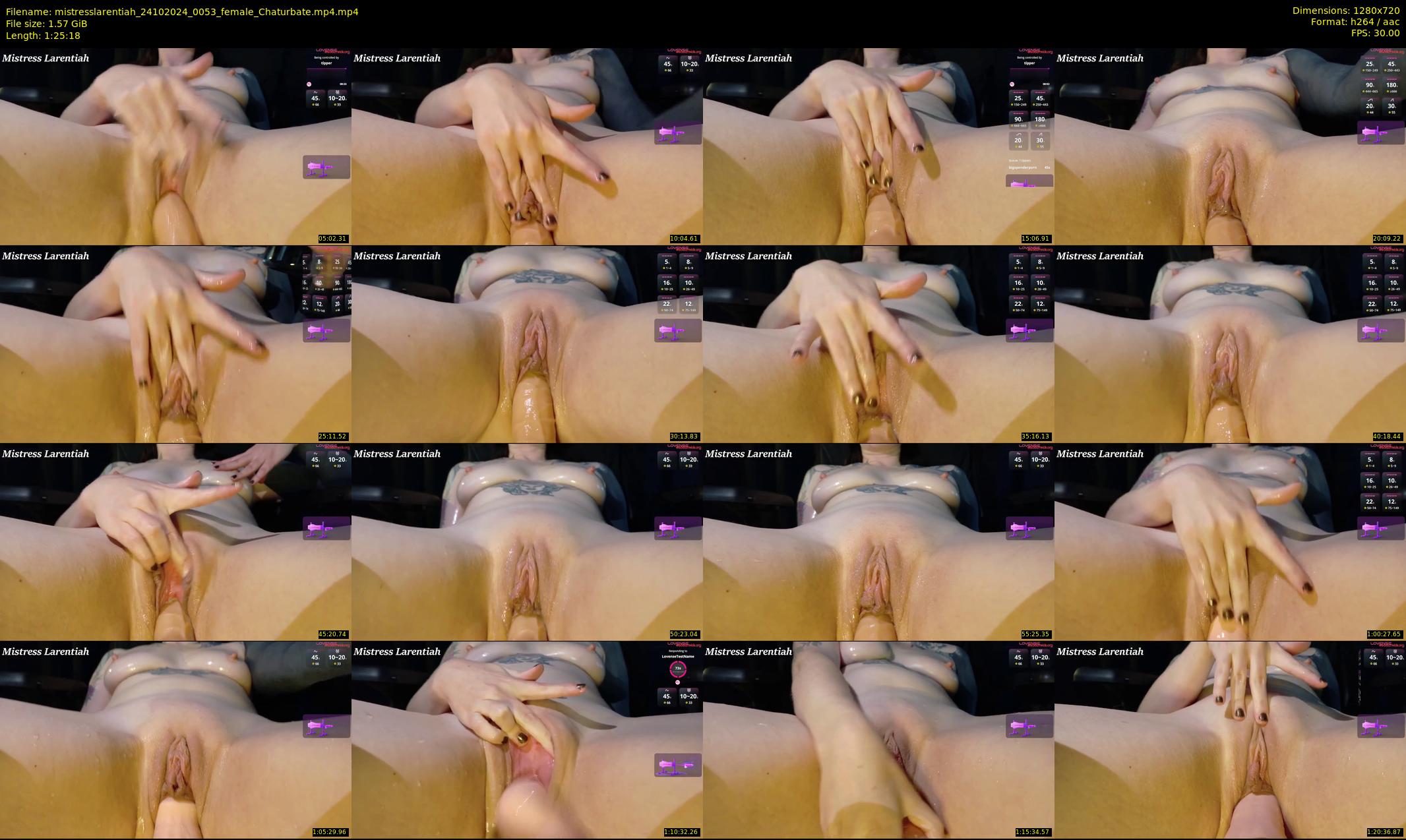 mistresslarentiah — 86 minute Chaturbate female cam show recording, 720p, Oct 24, 2024