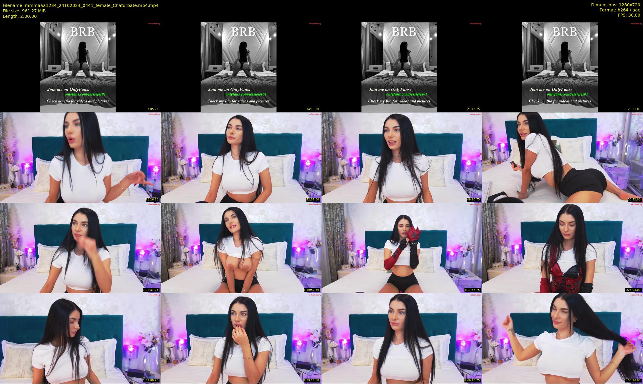 mmmaaa1234 — 120 minute Chaturbate female cam show recording, 720p, Oct 24, 2024