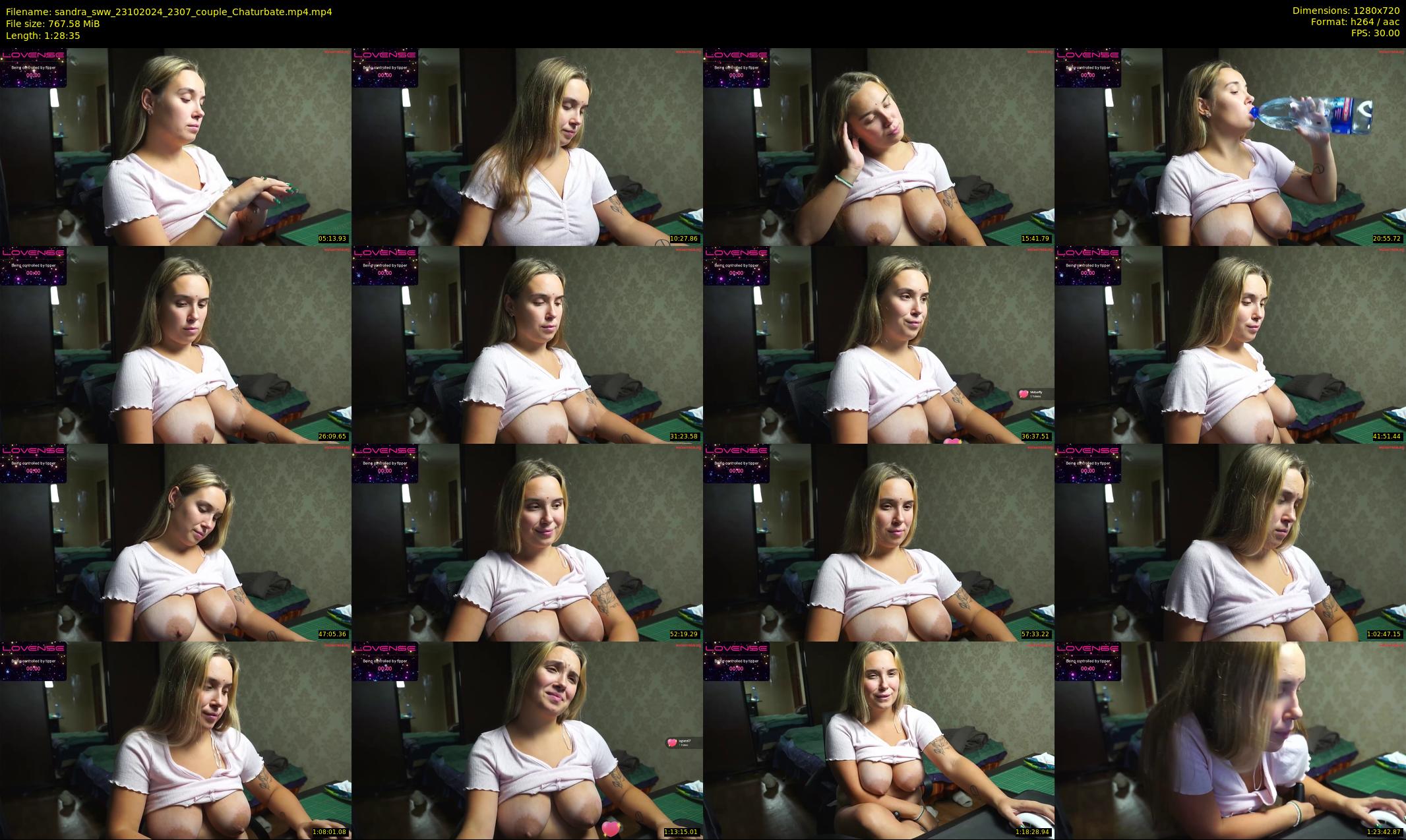 sandra_sww — 89 minute Chaturbate couple cam show recording, 720p, Oct 23, 2024