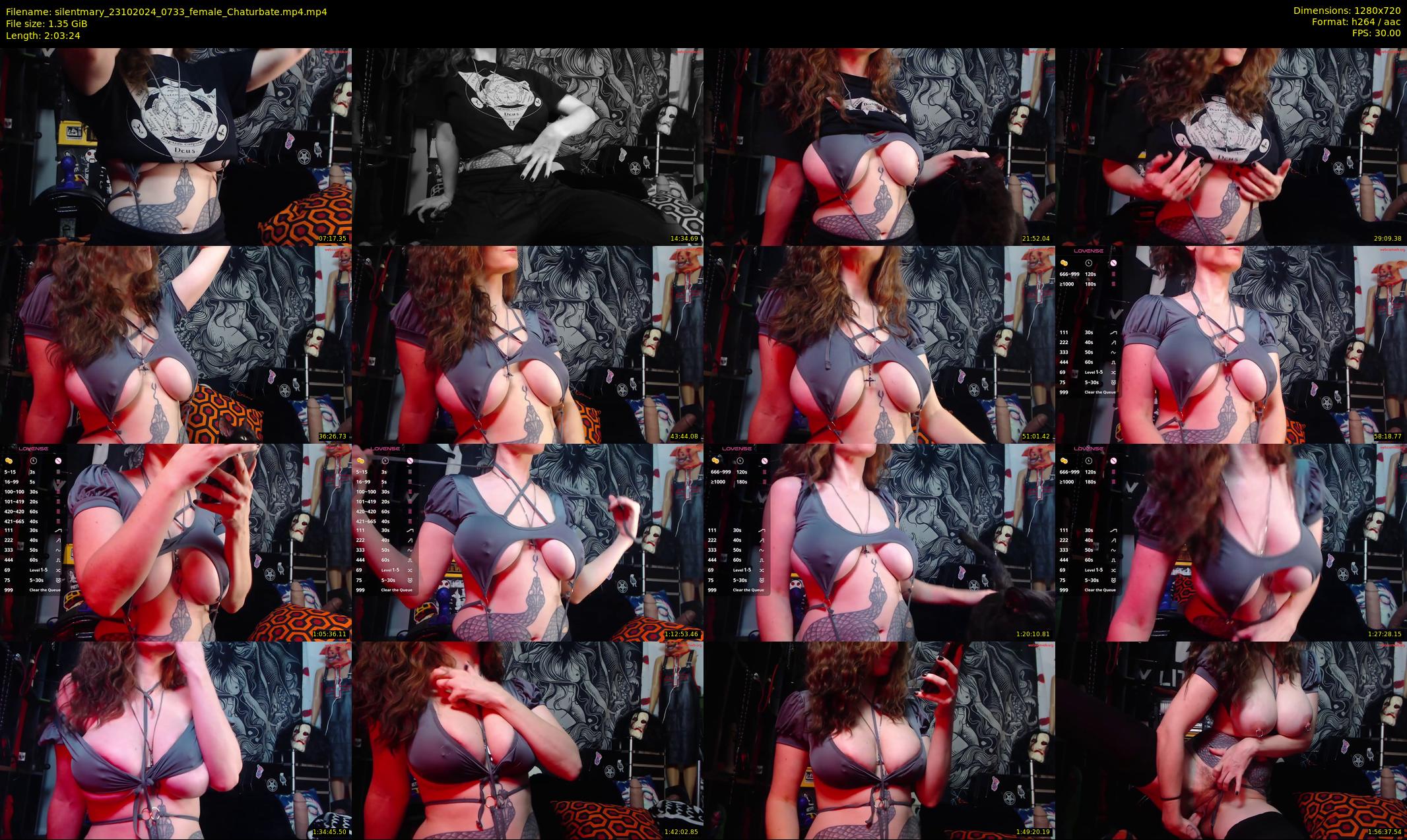 silentmary — 124 minute Chaturbate female cam show recording, 720p, Oct 23, 2024