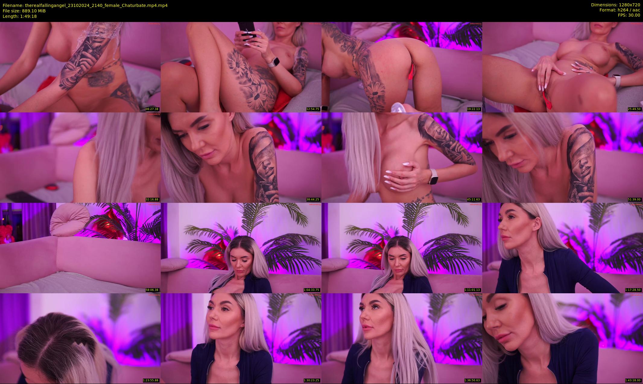 therealfallingangel — 110 minute Chaturbate female cam show recording, 720p, Oct 23, 2024