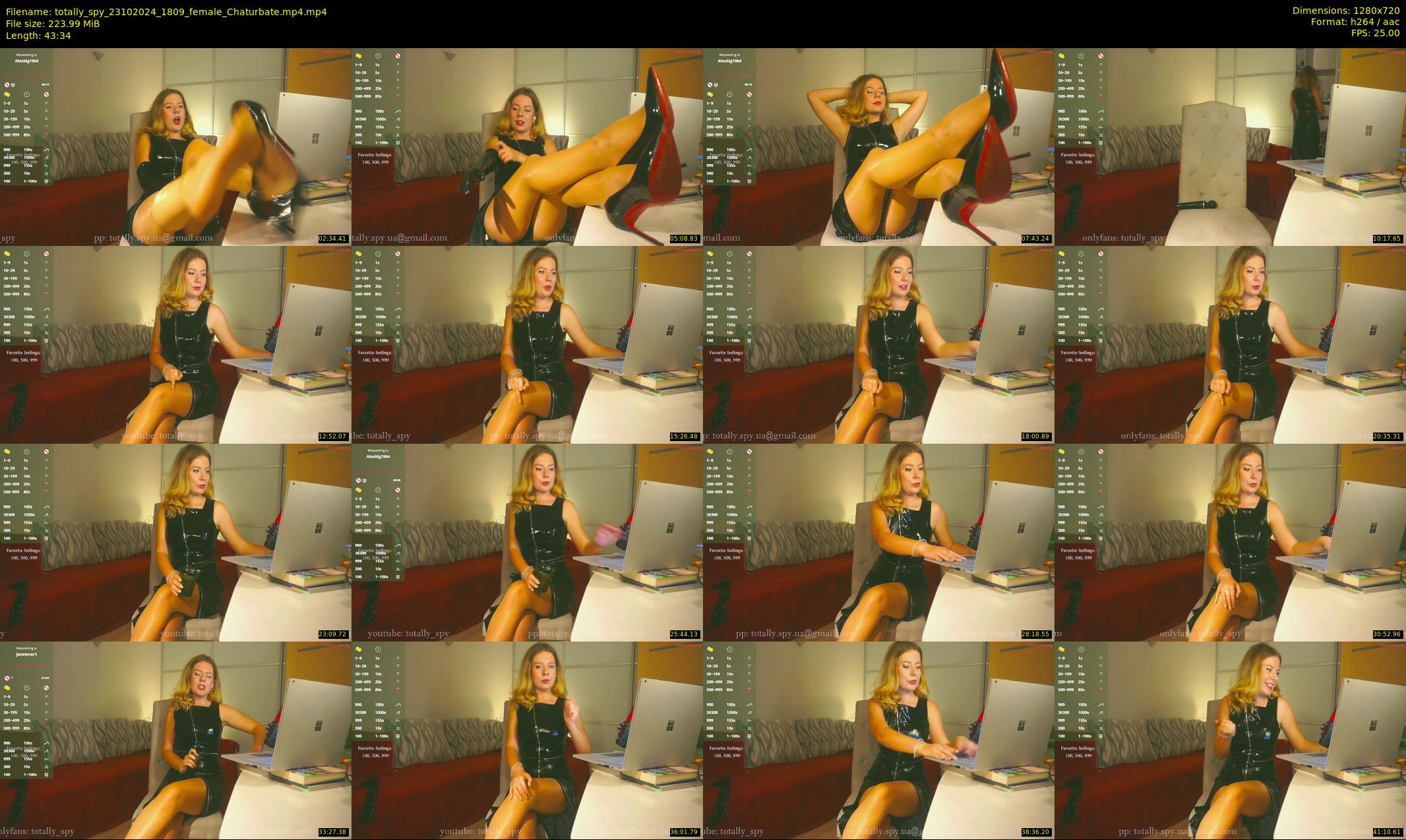 totally_spy — 44 minute Chaturbate female cam show recording, 720p, Oct 23, 2024