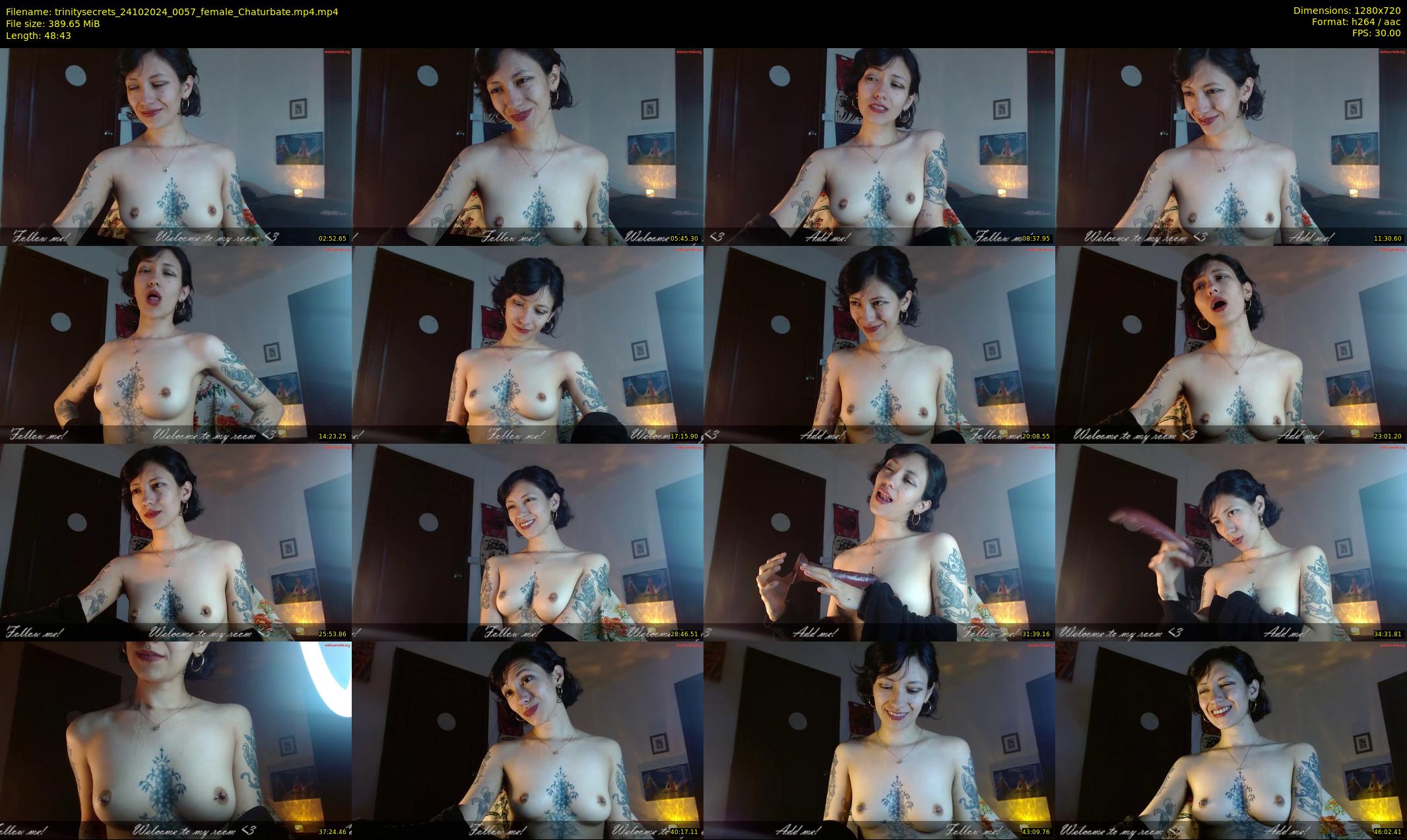 trinitysecrets — 49 minute Chaturbate female cam show recording, 720p, Oct 24, 2024
