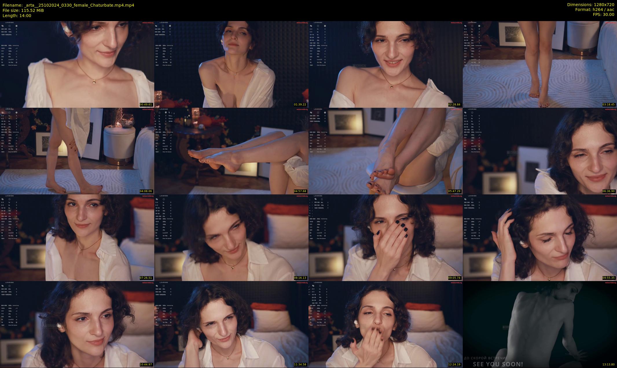 _arta_ — 14 minute Chaturbate female cam show recording, 720p, Oct 25, 2024