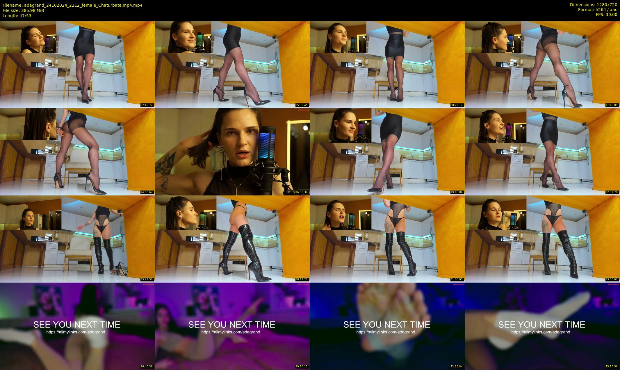 adagrand — 48 minute Chaturbate female cam show recording, 720p, Oct 24, 2024