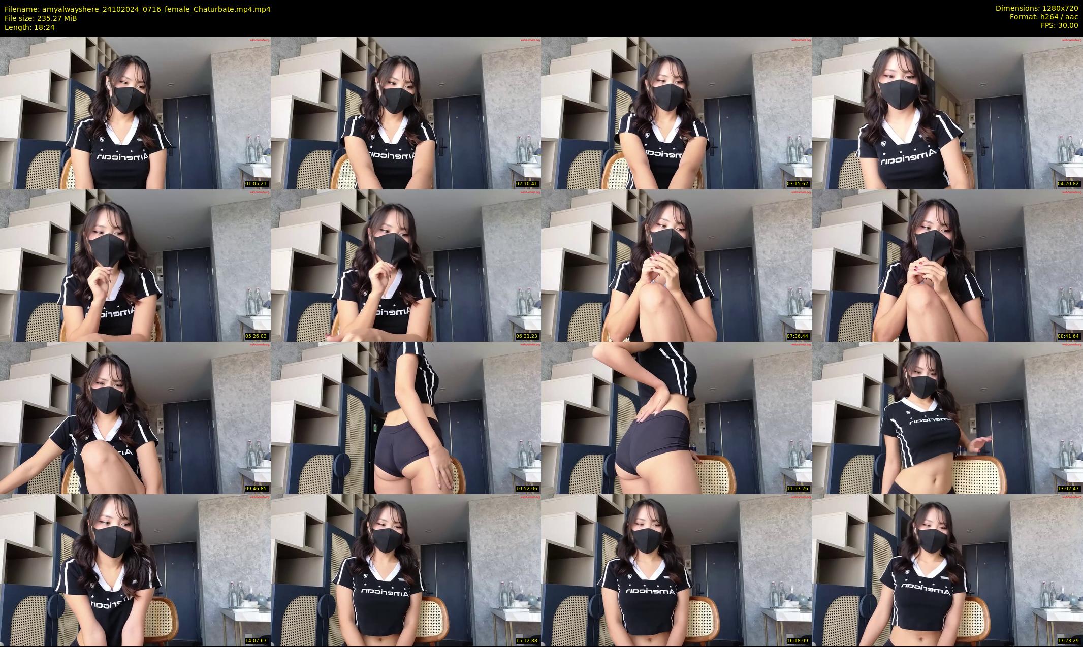 amyalwayshere — 19 minute Chaturbate female cam show recording, 720p, Oct 24, 2024