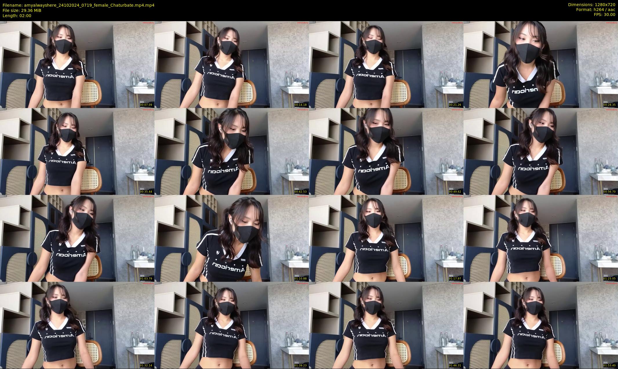 amyalwayshere — 2 minute Chaturbate female cam show recording, 720p, Oct 24, 2024