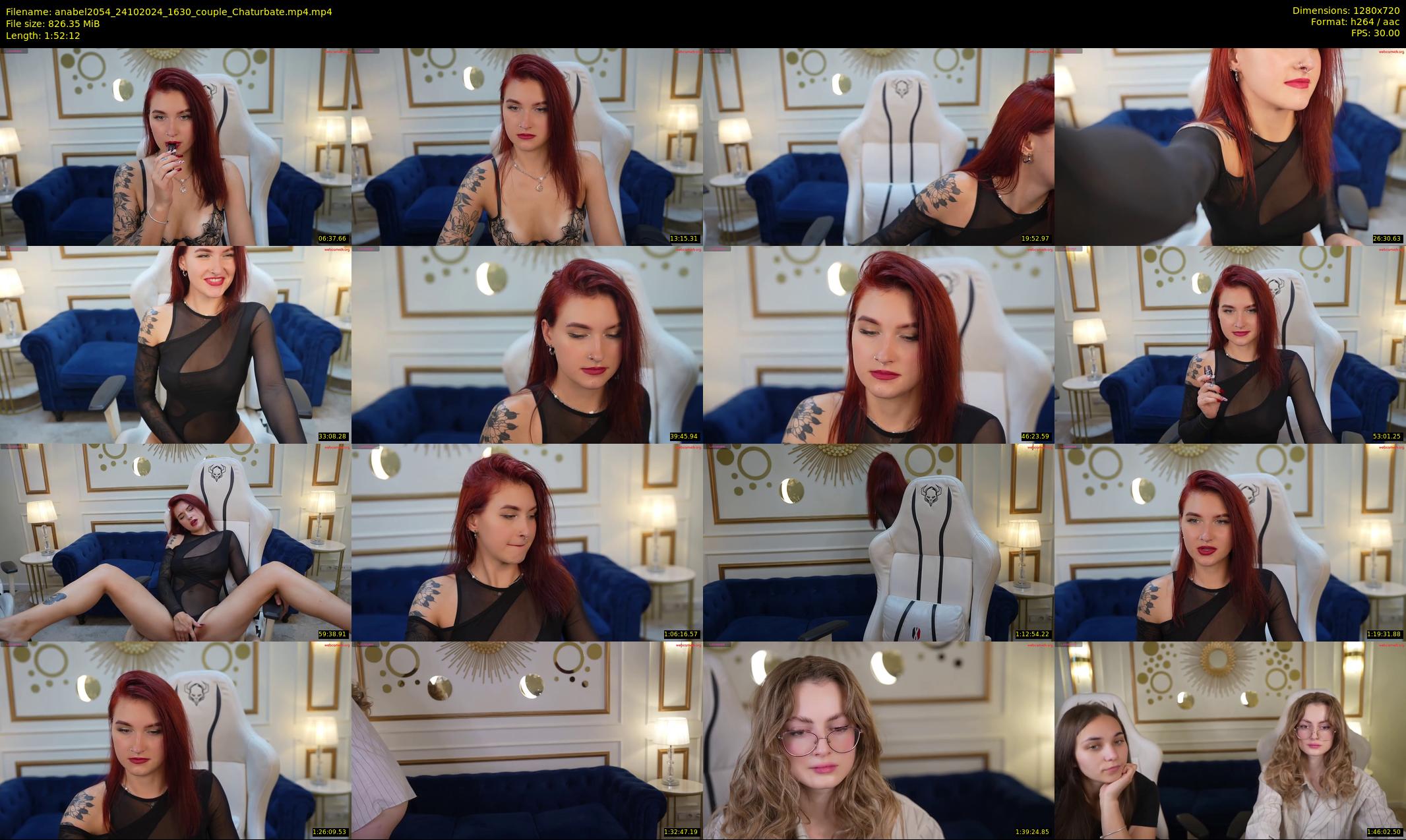 anabel2054 — 113 minute Chaturbate female cam show recording, 720p, Oct 24, 2024