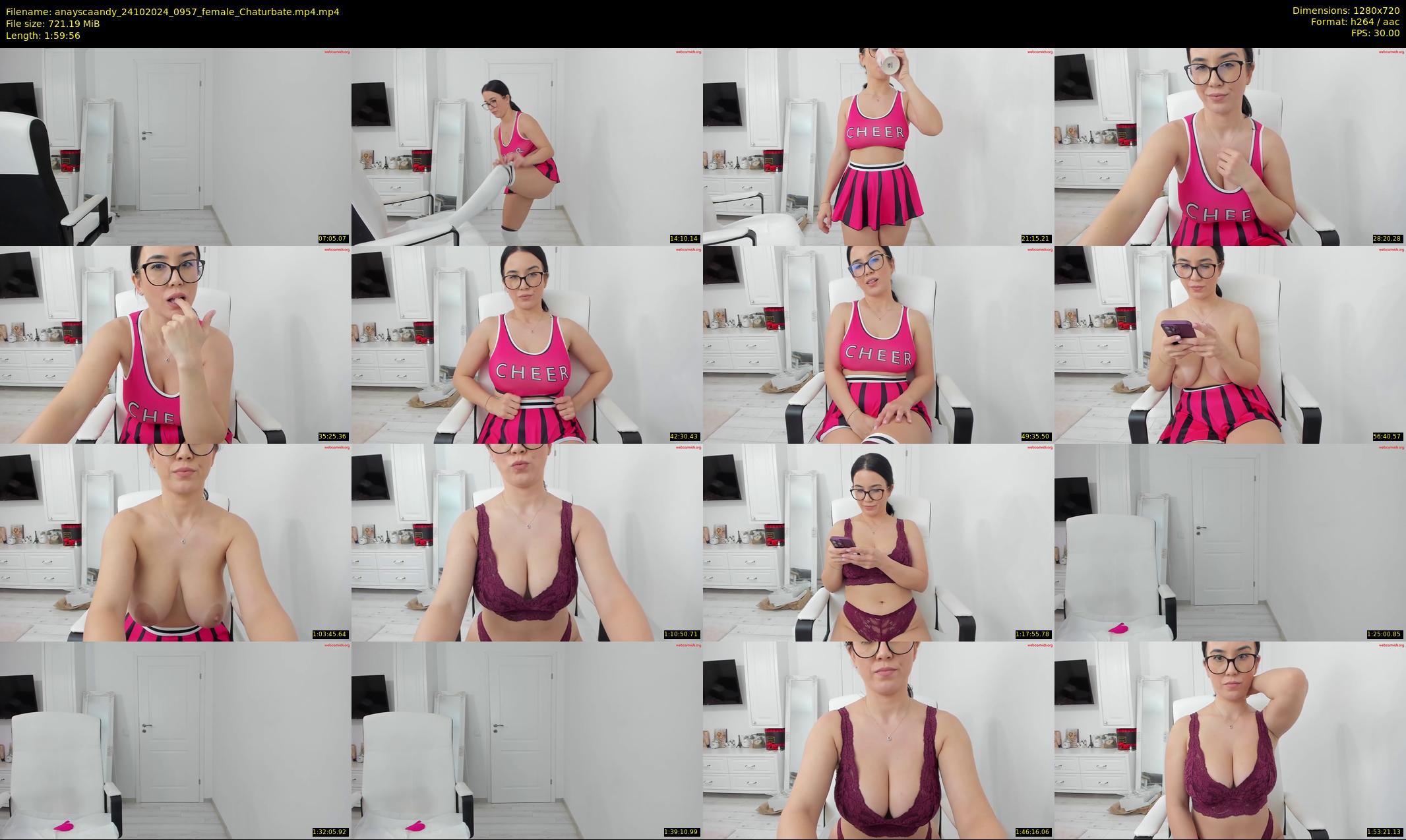 anayscaandy — 120 minute Chaturbate female cam show recording, 720p, Oct 24, 2024