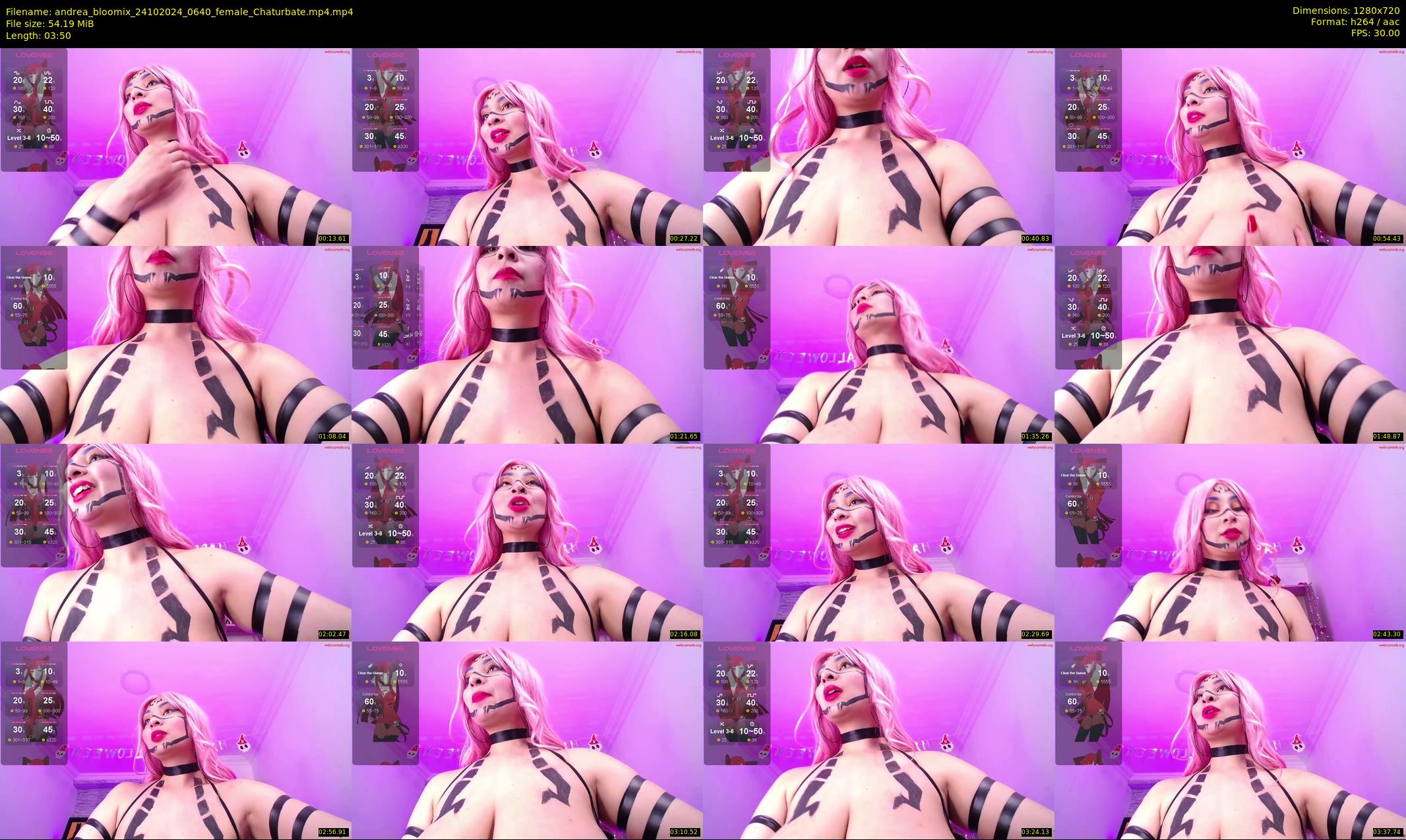 andrea_bloomix — 4 minute Chaturbate female cam show recording, 720p, Oct 24, 2024