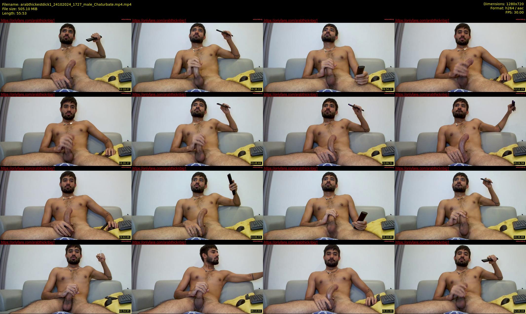 arabthickestdick1 — 56 minute Chaturbate couple cam show recording, 720p, Oct 24, 2024