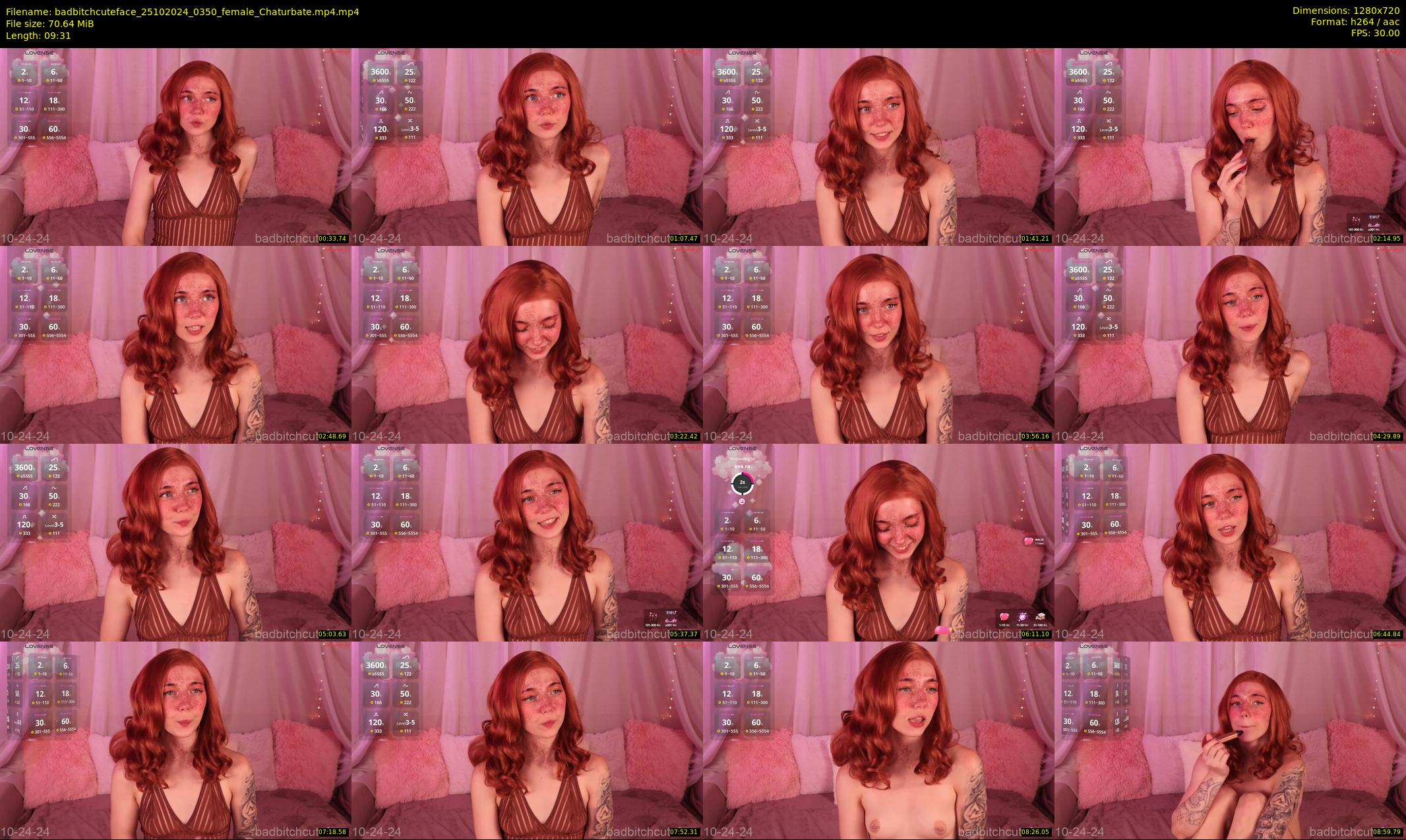 badbitchcuteface — 10 minute Chaturbate female cam show recording, 720p, Oct 25, 2024