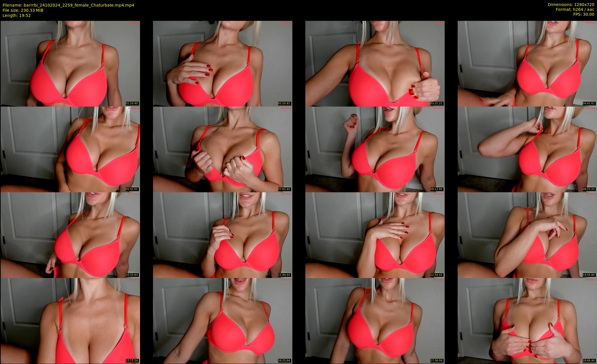 barrrbi — 20 minute Chaturbate female cam show recording, 720p, Oct 24, 2024