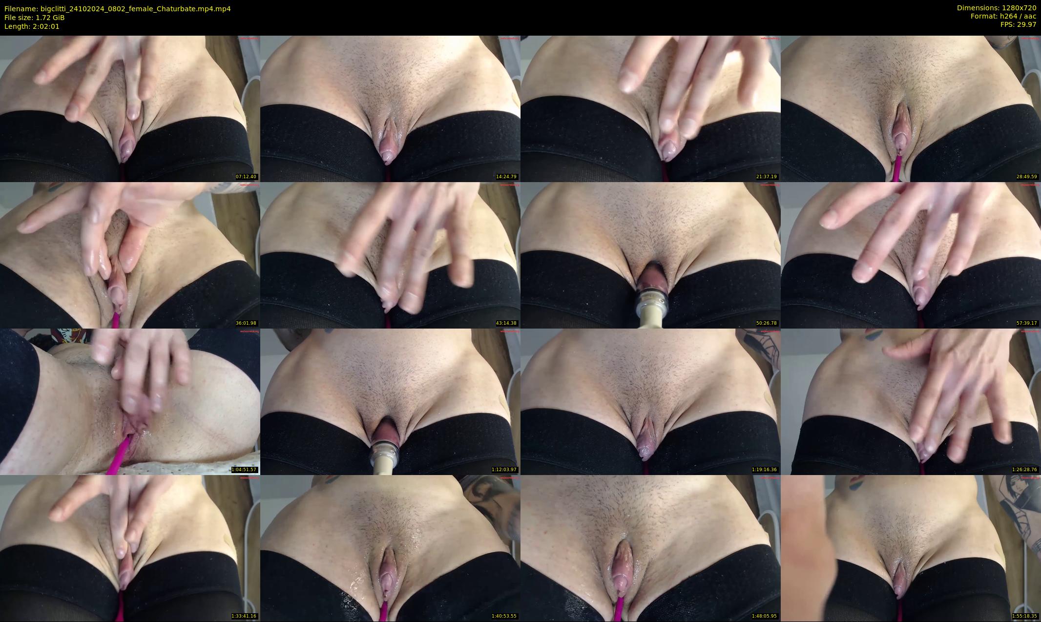 bigclitti — 123 minute Chaturbate female cam show recording, 720p, Oct 24, 2024