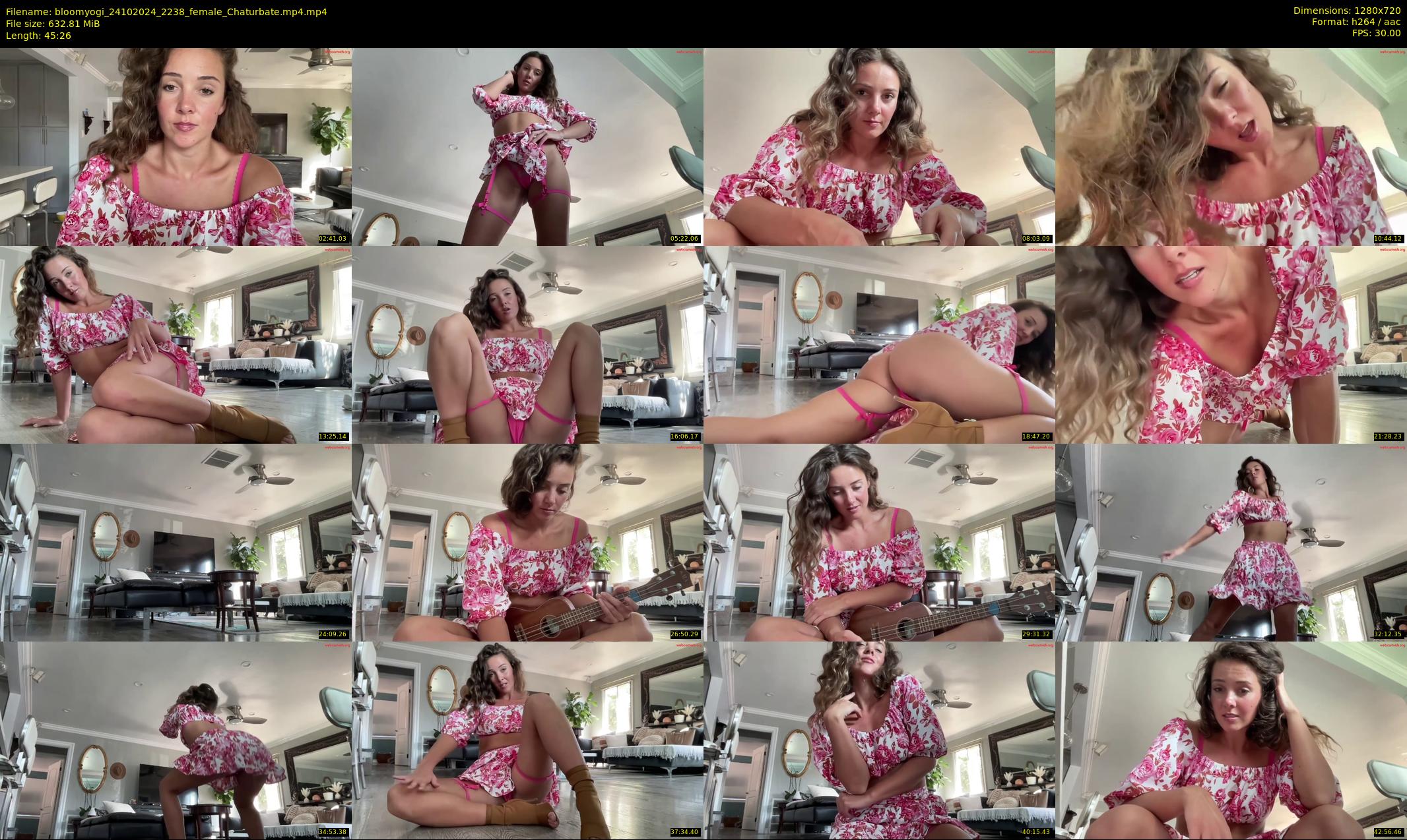 bloomyogi — 46 minute Chaturbate female cam show recording, 720p, Oct 24, 2024
