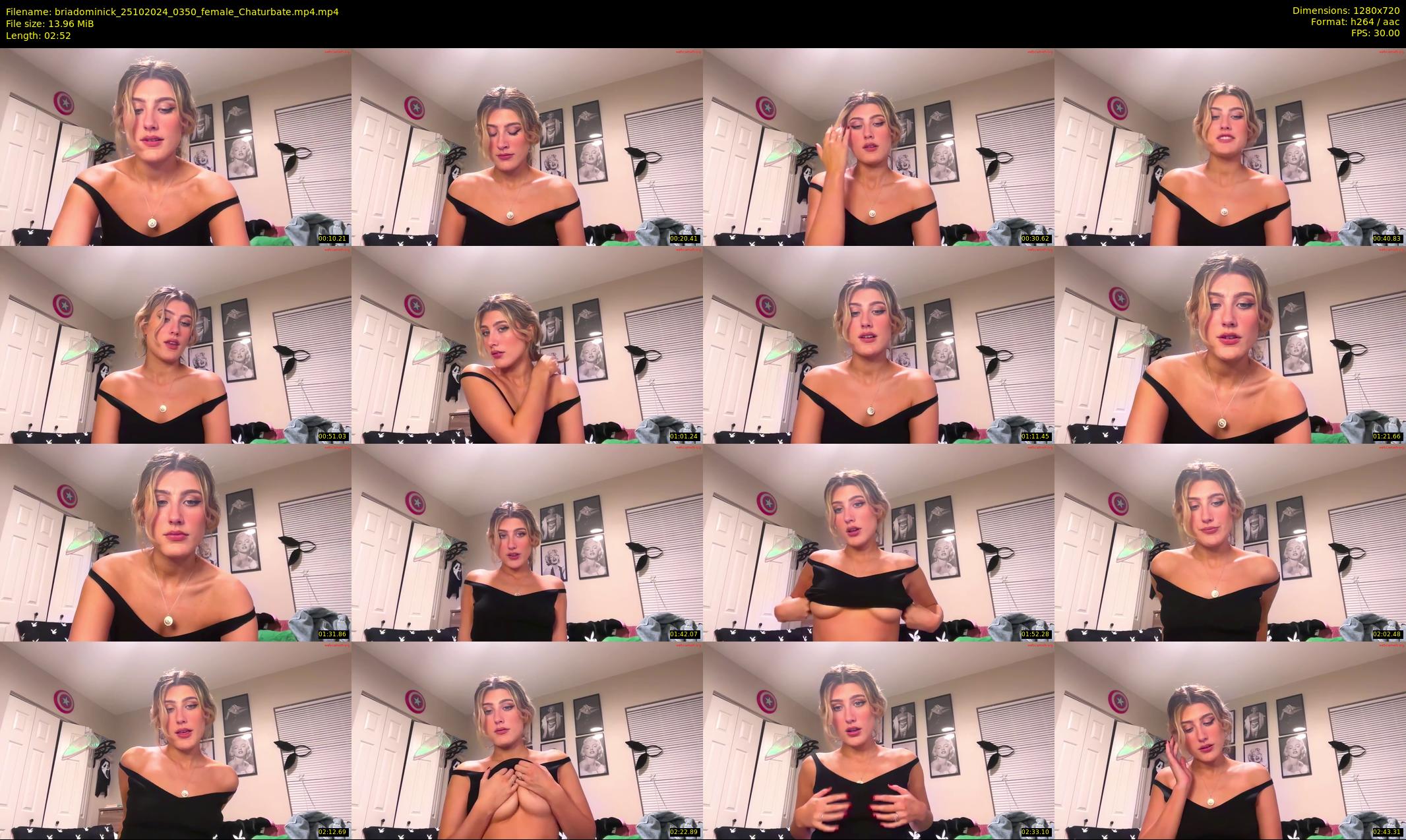 briadominick — 3 minute Chaturbate couple cam show recording, 720p, Oct 25, 2024