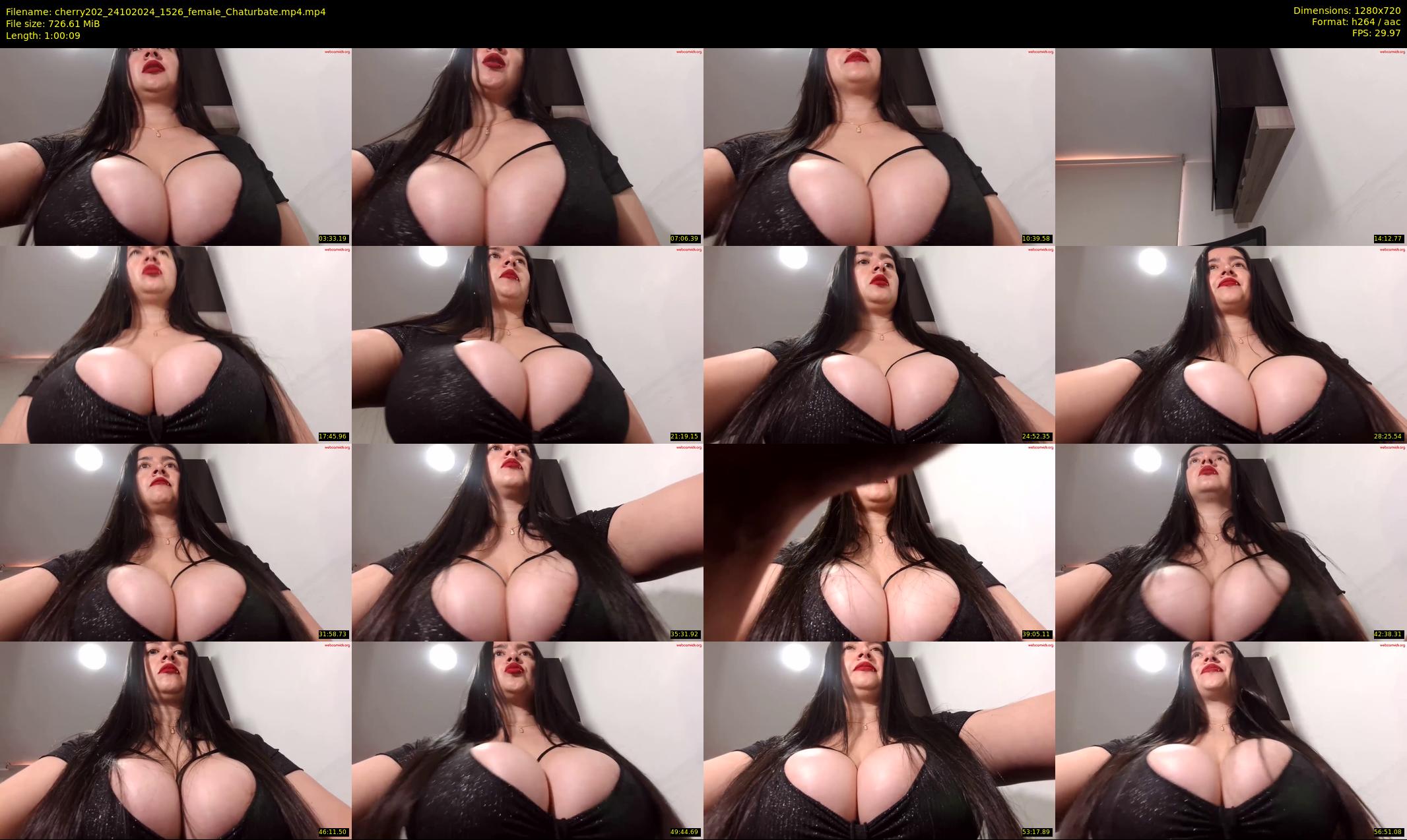 cherry202 — 61 minute Chaturbate female cam show recording, 720p, Oct 24, 2024