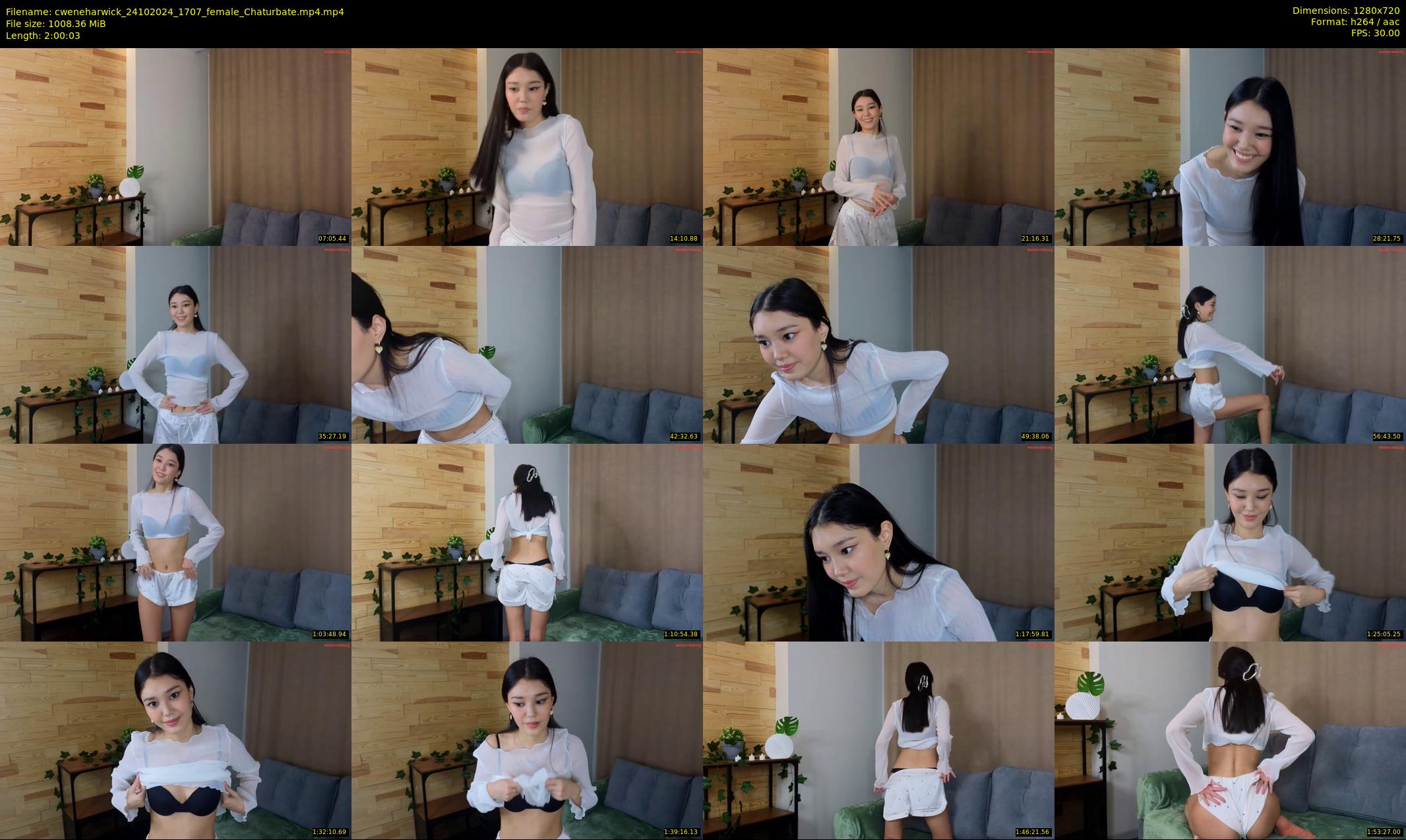 cweneharwick — 121 minute Chaturbate female cam show recording, 720p, Oct 24, 2024