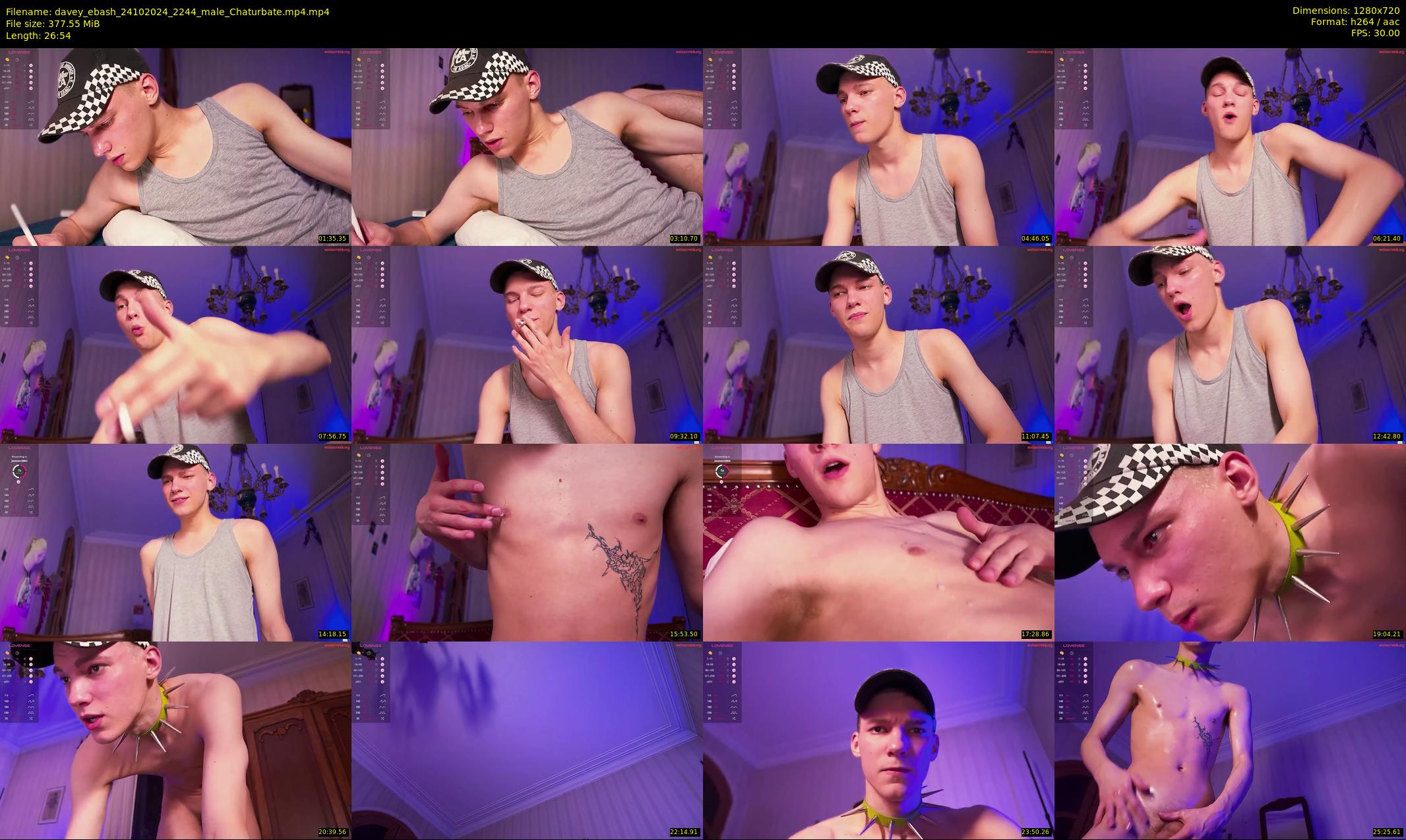 davey_ebash — 27 minute Chaturbate male cam show recording, 720p, Oct 24, 2024