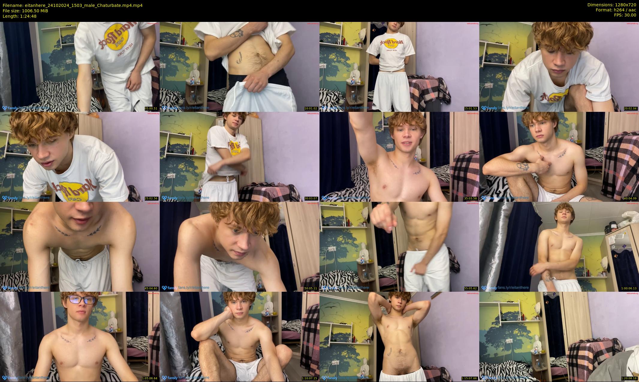 eitanhere — 85 minute Chaturbate male cam show recording, 720p, Oct 24, 2024
