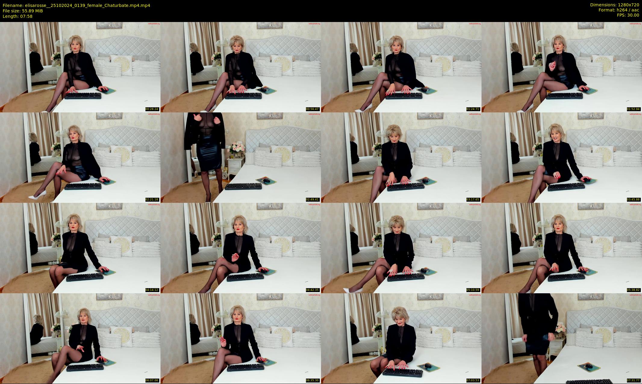 elisarosse_ — 8 minute Chaturbate female cam show recording, 720p, Oct 25, 2024