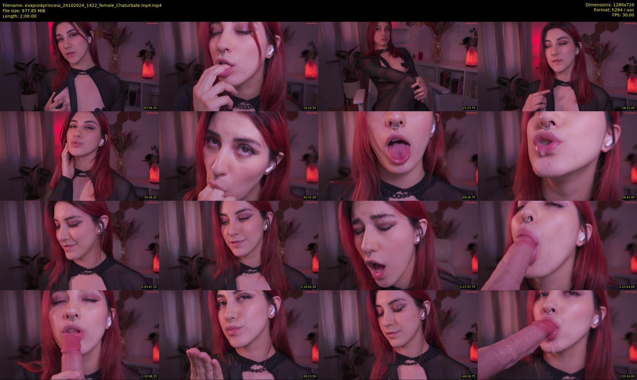 evapunkprincess — 120 minute Chaturbate female cam show recording, 720p, Oct 24, 2024