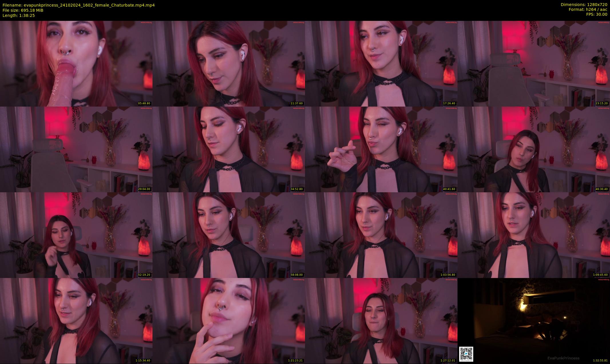 evapunkprincess — 99 minute Chaturbate female cam show recording, 720p, Oct 24, 2024