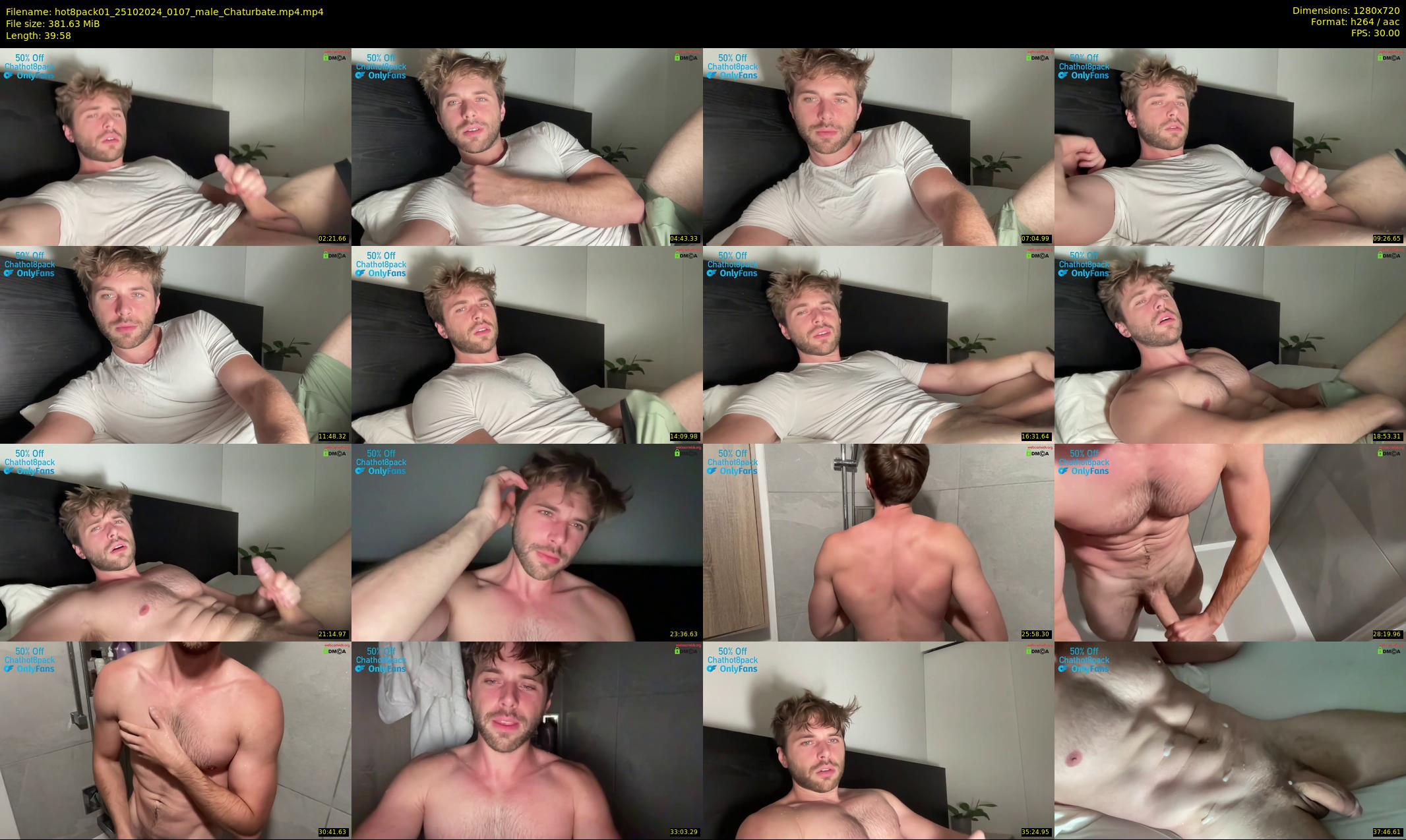 hot8pack01 — 40 minute Chaturbate male cam show recording, 720p, Oct 25, 2024