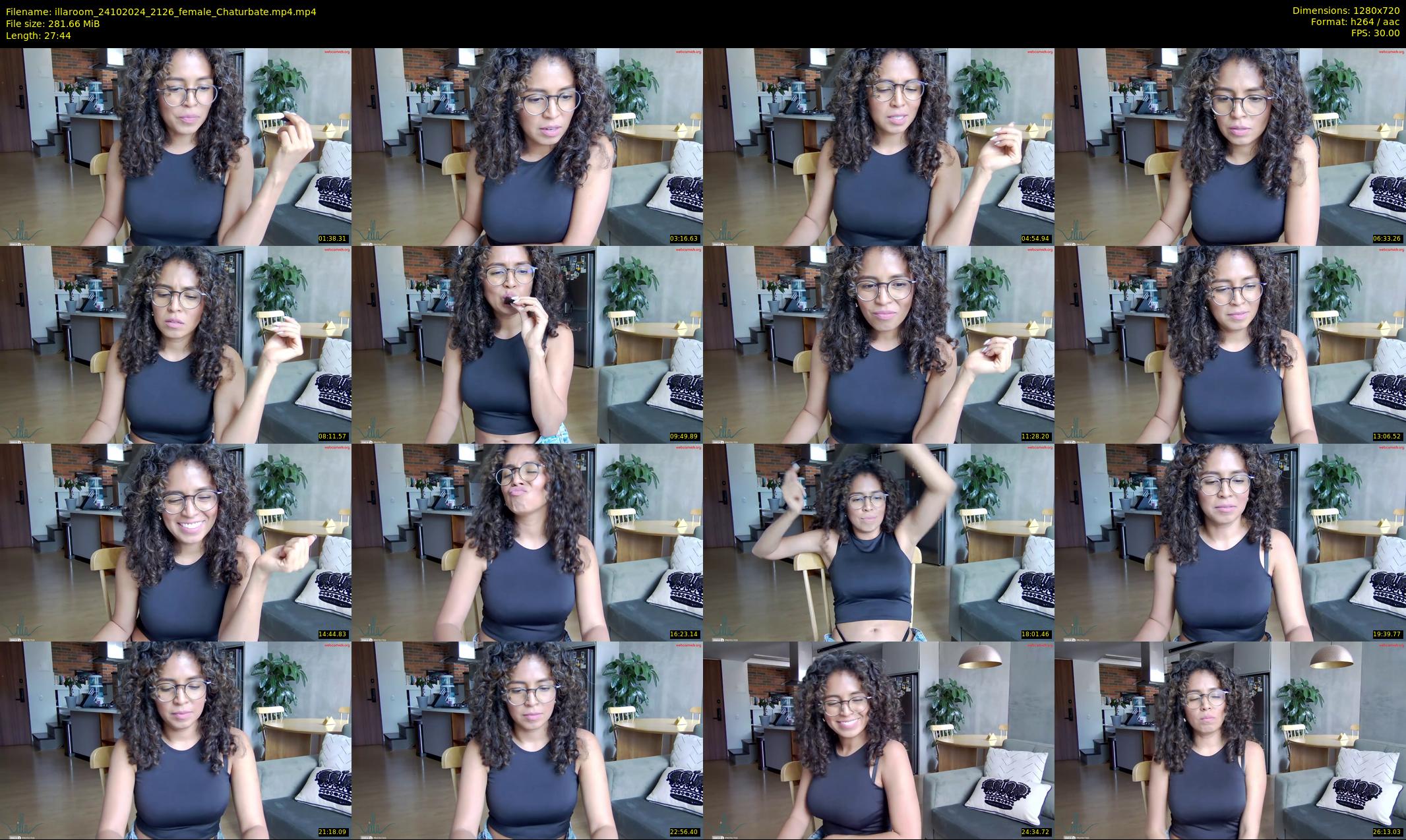 illaroom — 28 minute Chaturbate female cam show recording, 720p, Oct 24, 2024