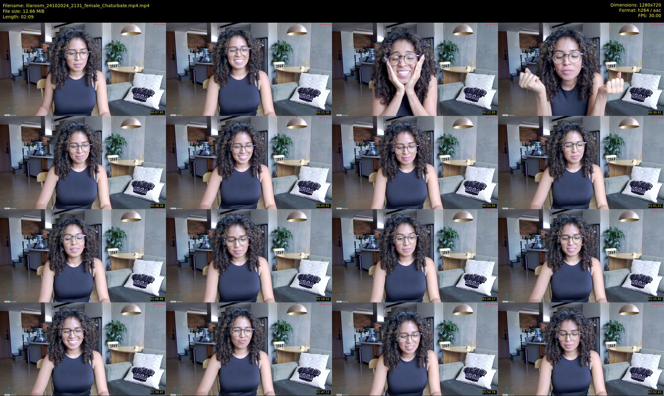 illaroom — 3 minute Chaturbate female cam show recording, 720p, Oct 24, 2024