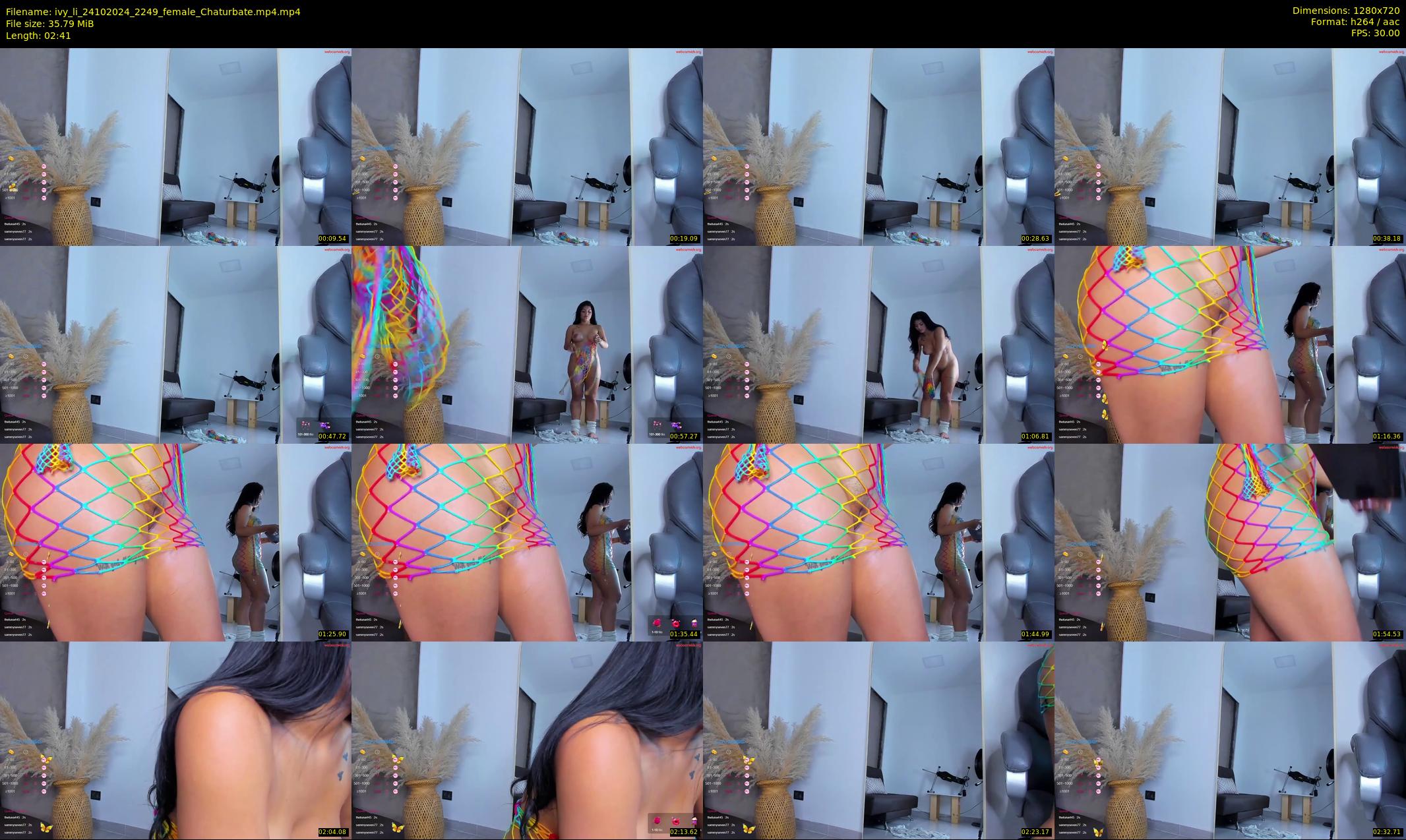 ivy_li — 3 minute Chaturbate female cam show recording, 720p, Oct 24, 2024