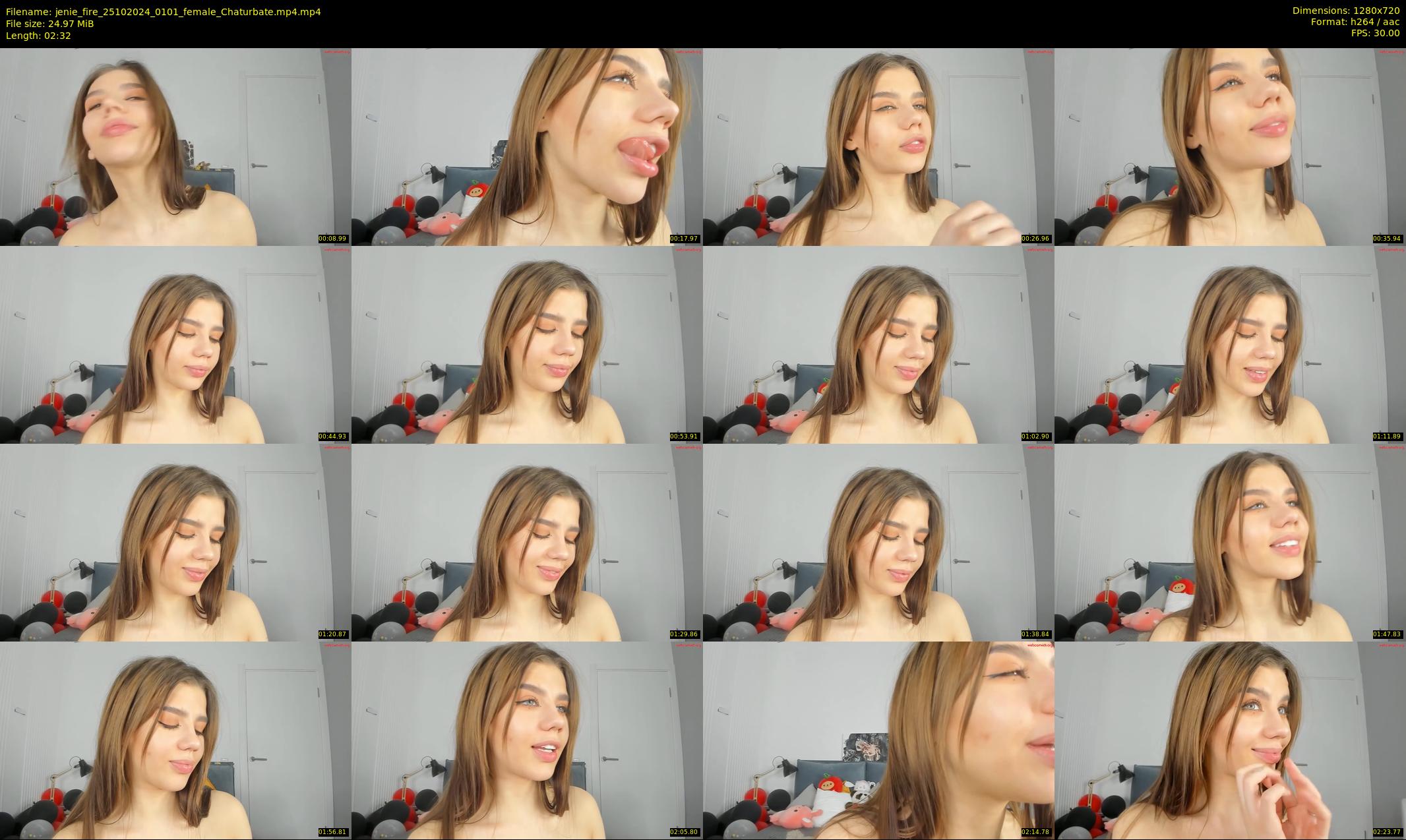 jenie_fire — 3 minute Chaturbate female cam show recording, 720p, Oct 25, 2024