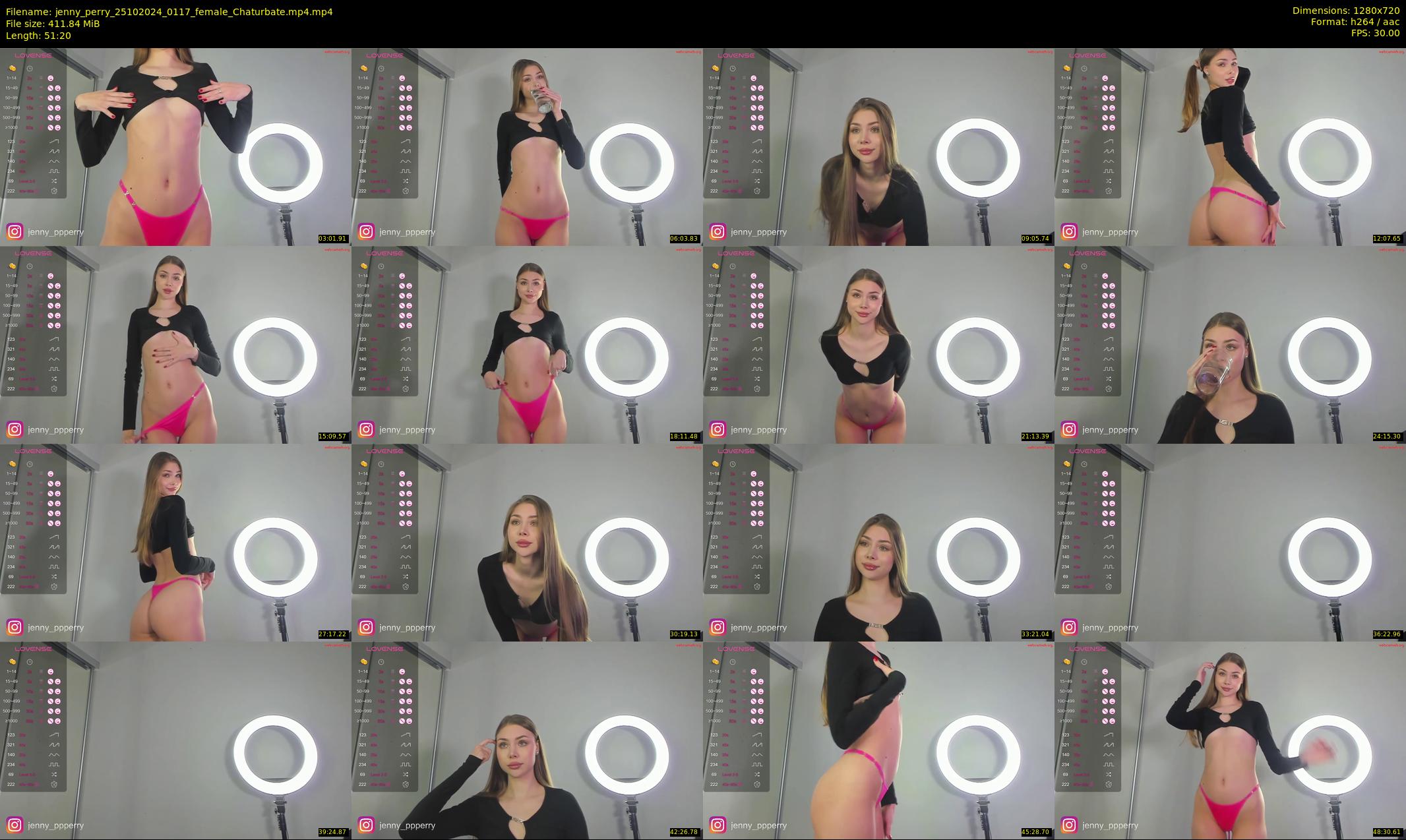 jenny_perry — 52 minute Chaturbate female cam show recording, 720p, Oct 25, 2024