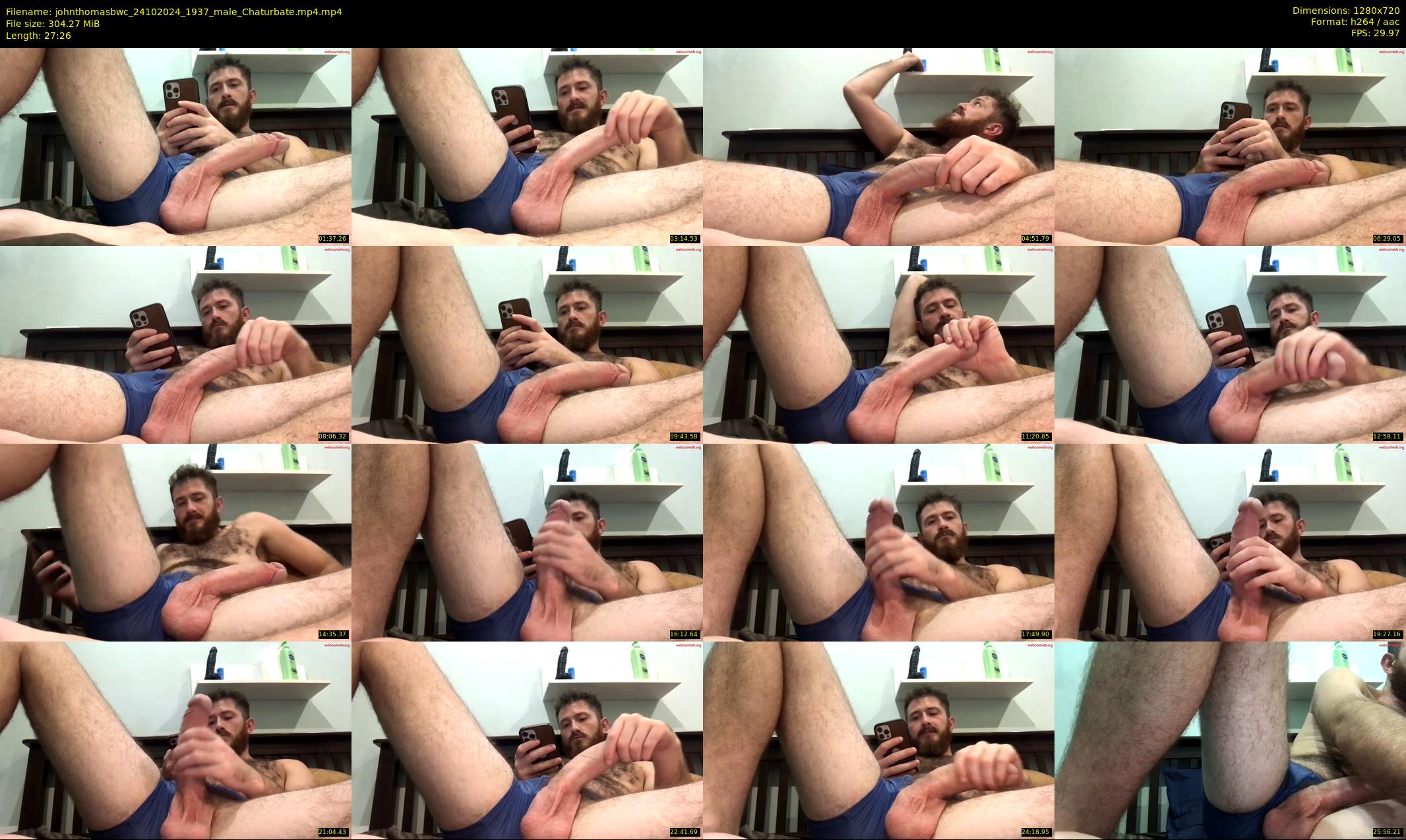 johnthomasbwc — 28 minute Chaturbate male cam show recording, 720p, Oct 24, 2024