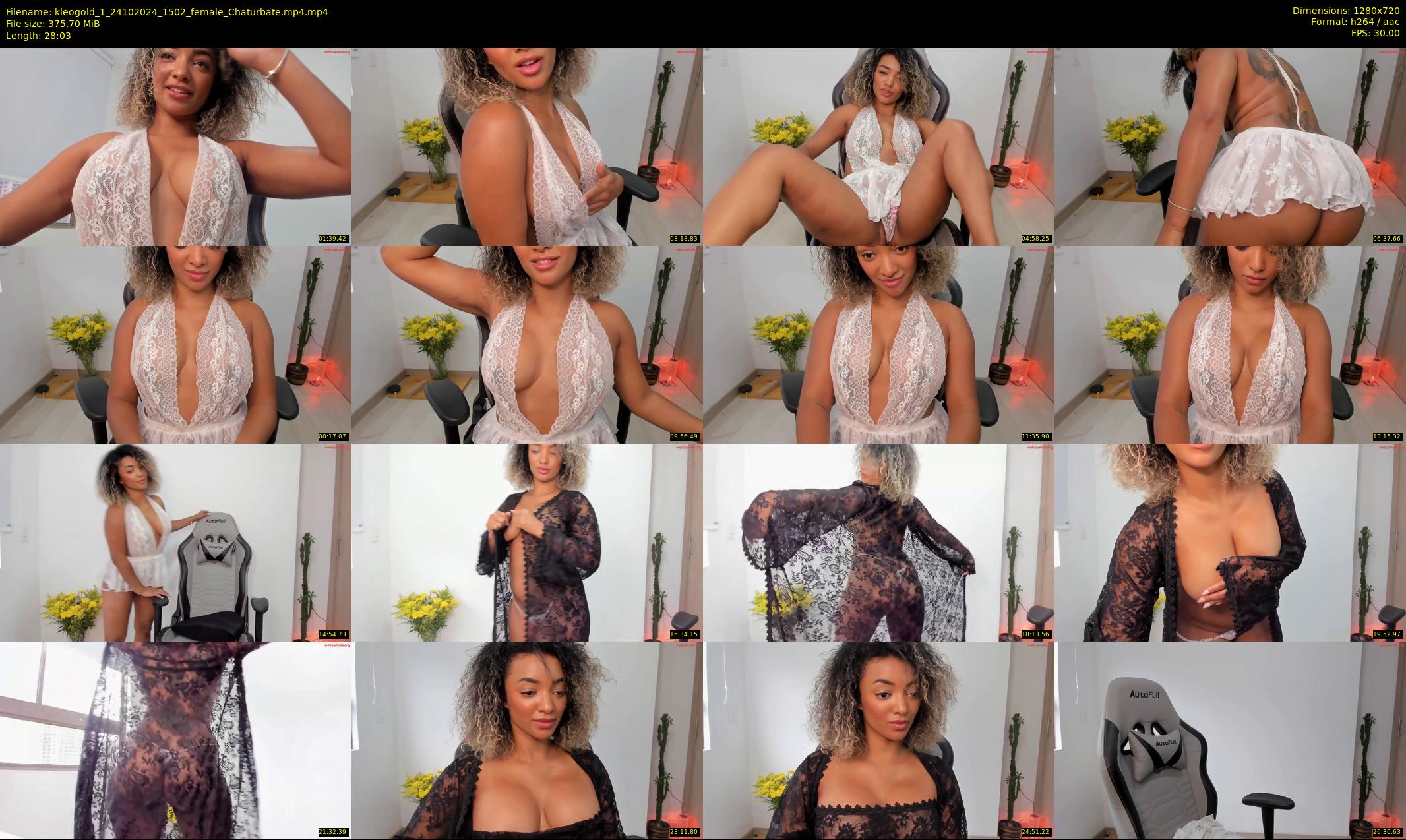 kleogold_1 — 29 minute Chaturbate female cam show recording, 720p, Oct 24, 2024