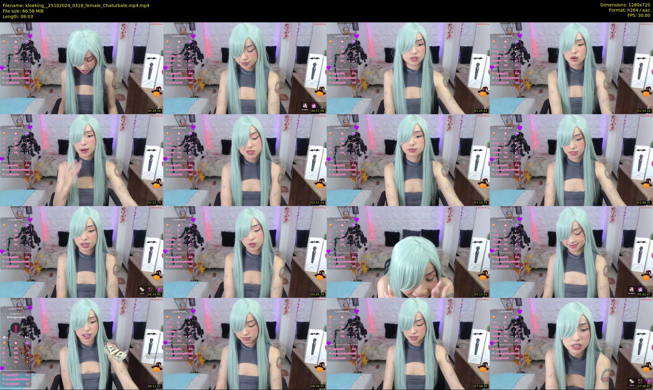 kloeking_ — 9 minute Chaturbate female cam show recording, 720p, Oct 25, 2024