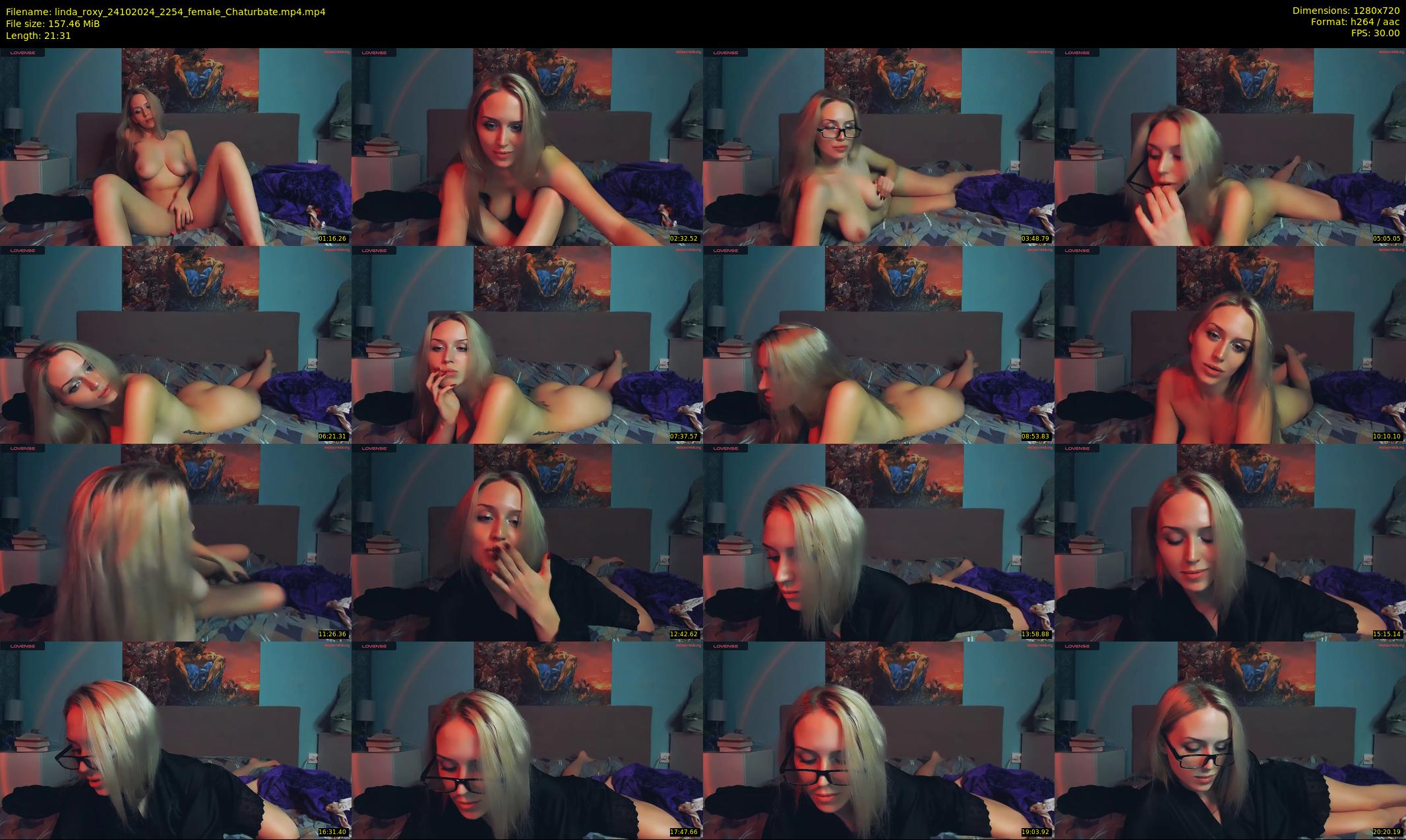 linda_roxy — 22 minute Chaturbate female cam show recording, 720p, Oct 24, 2024