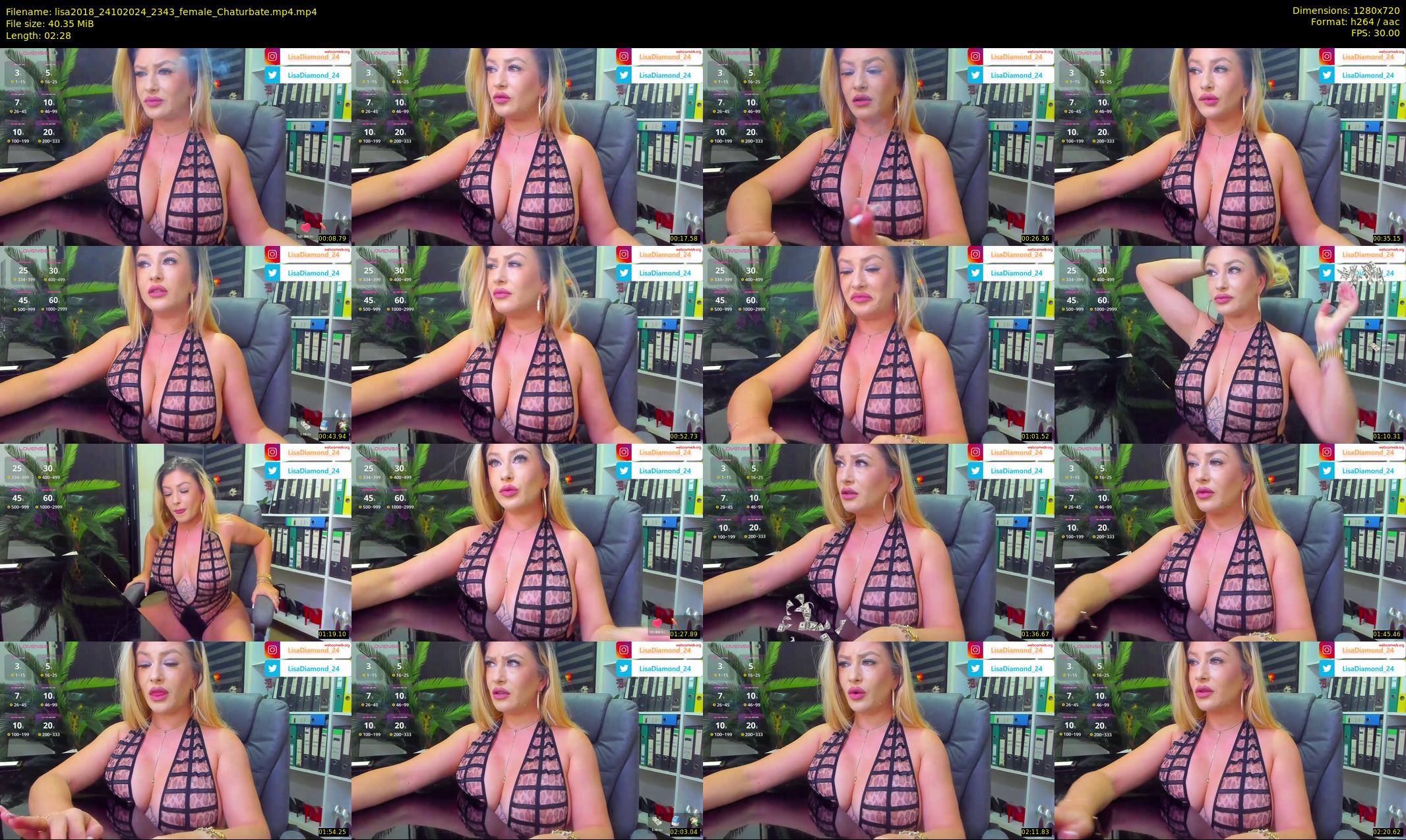 lisa2018 — 3 minute Chaturbate female cam show recording, 720p, Oct 24, 2024