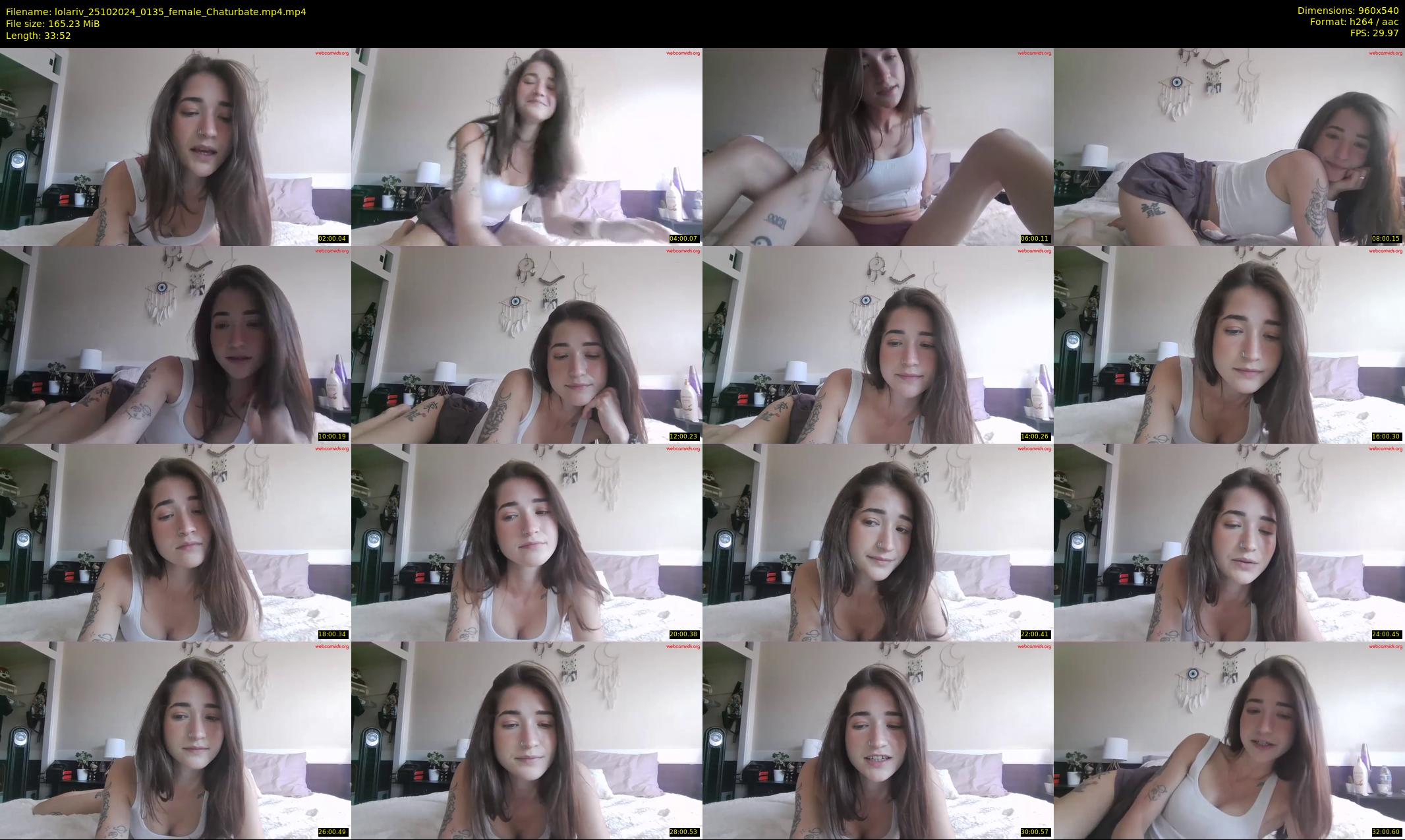 lolariv — 34 minute Chaturbate female cam show recording, 480p, Oct 25, 2024