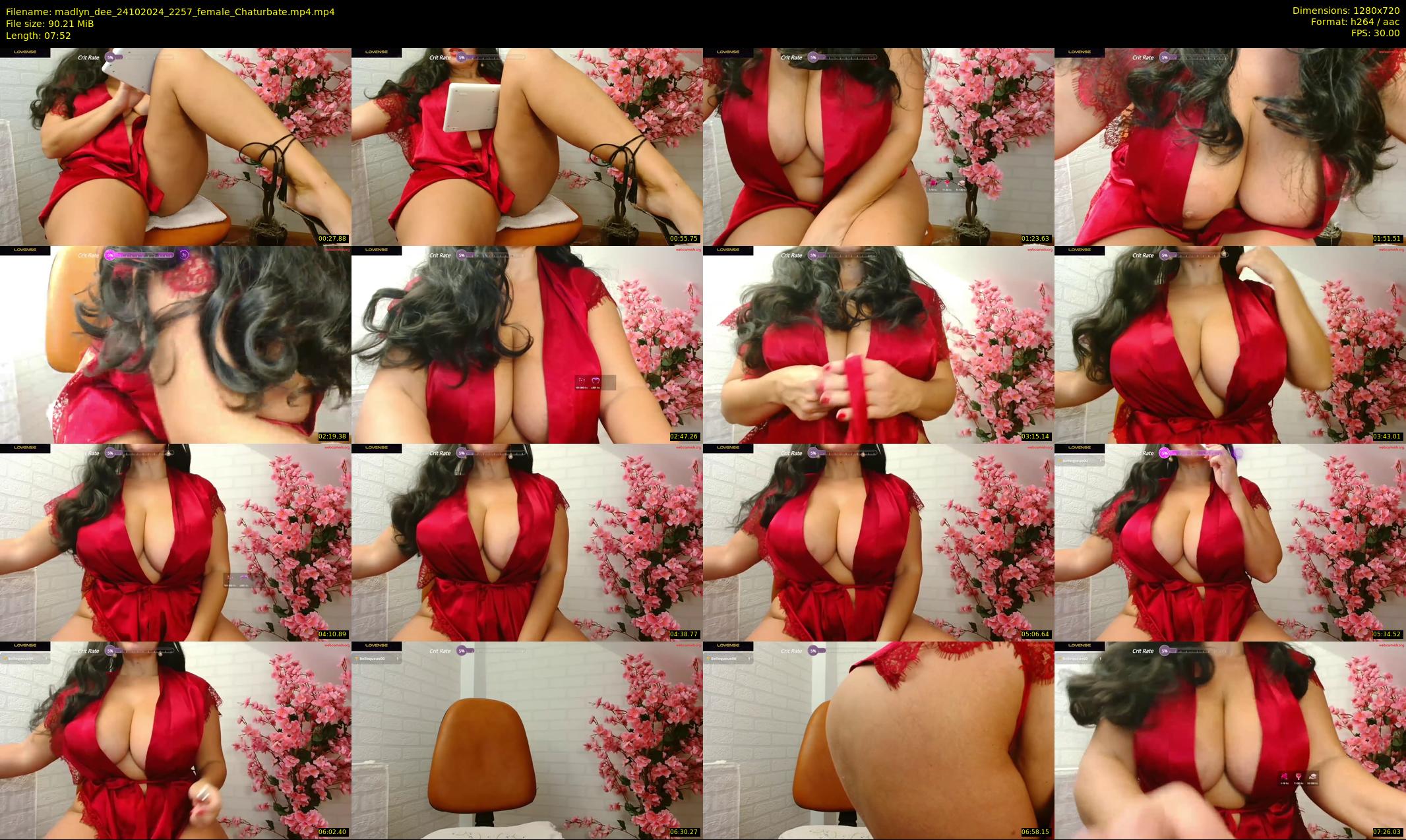 madlyn_dee — 8 minute Chaturbate female cam show recording, 720p, Oct 24, 2024