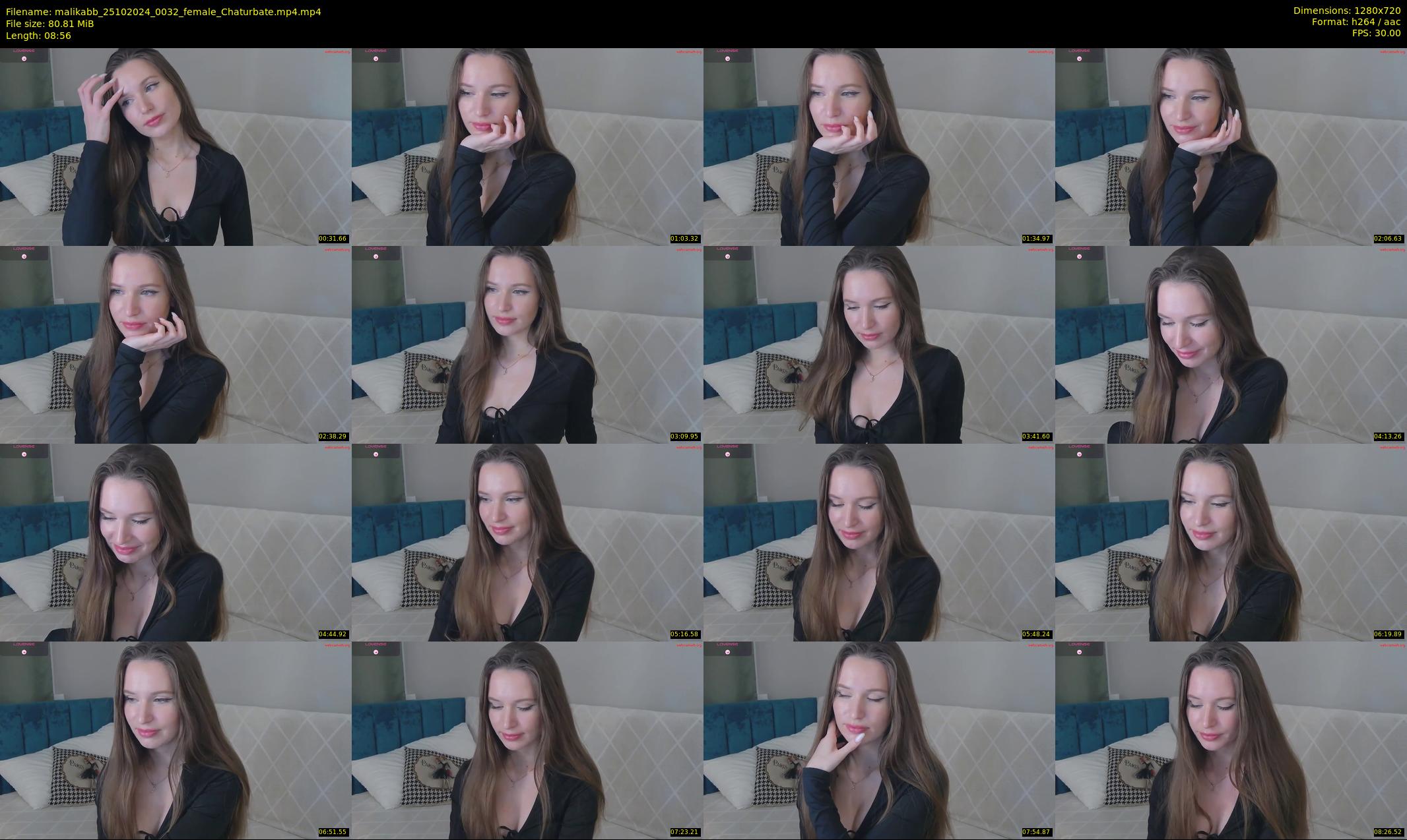malikabb — 9 minute Chaturbate female cam show recording, 720p, Oct 25, 2024