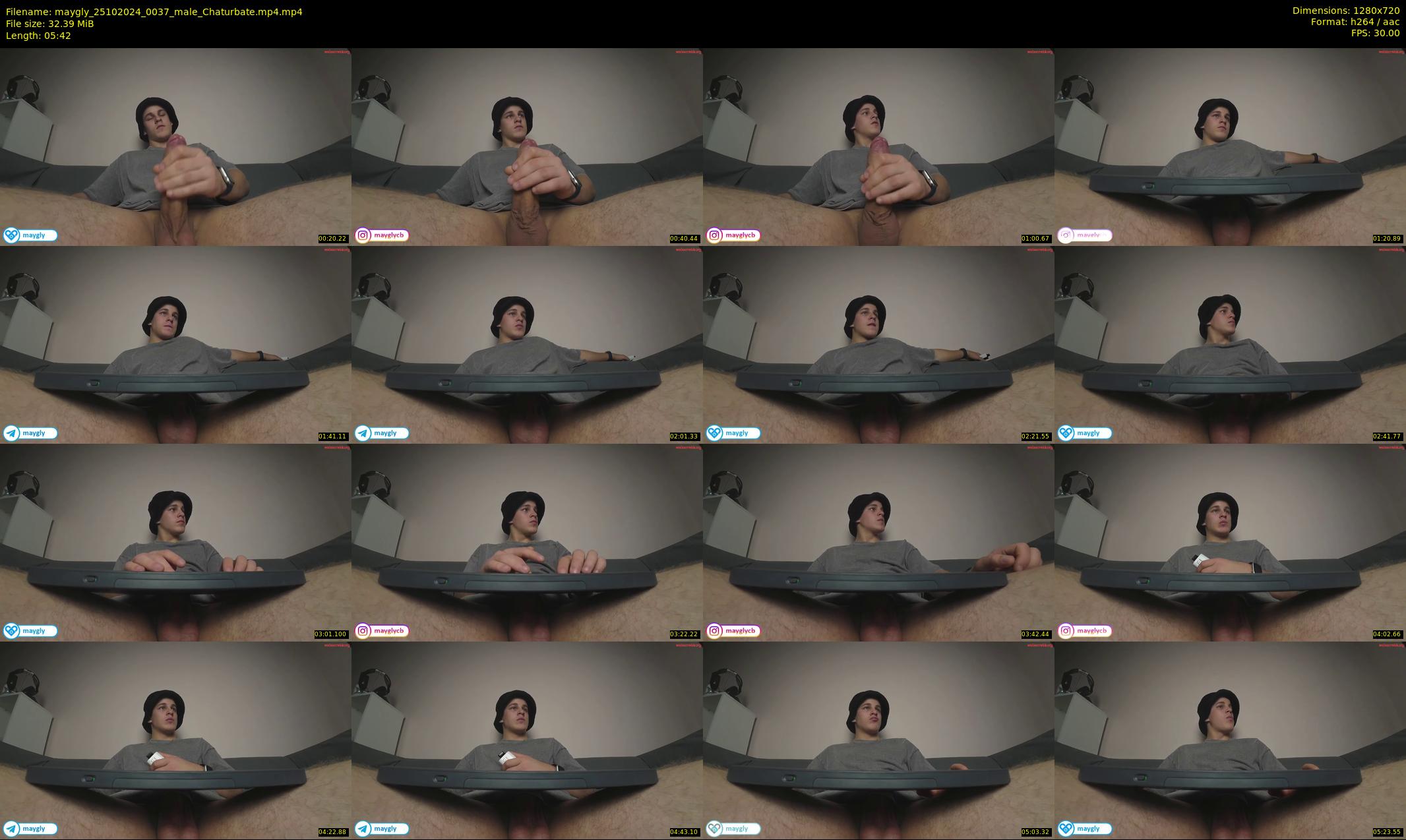 maygly — 6 minute Chaturbate male cam show recording, 720p, Oct 25, 2024
