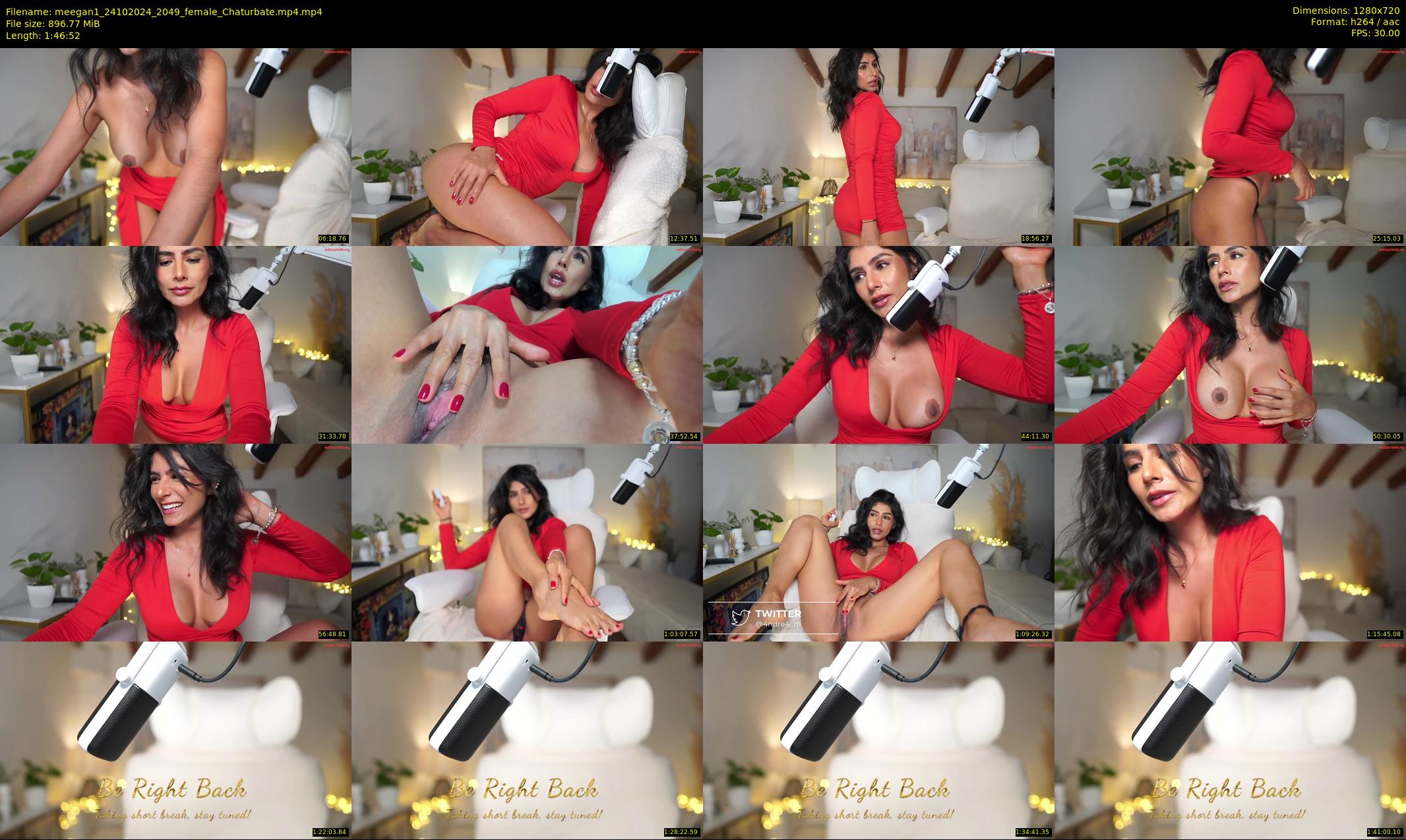 meegan1 — 107 minute Chaturbate female cam show recording, 720p, Oct 24, 2024